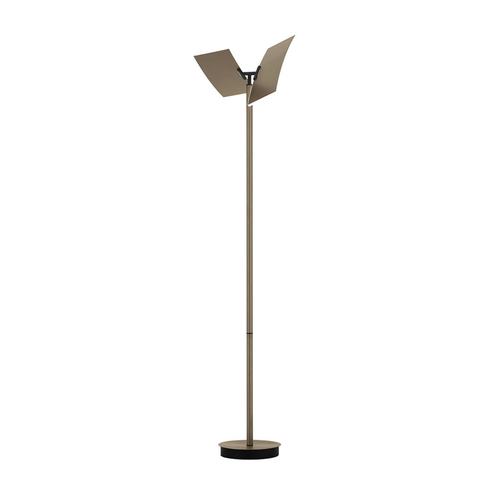 LED-Stehlampe Twice, bronze eloxiert, Höhe 185 cm Metall CCT LED-Stehlampe Twice, bronze eloxiert, Höhe 185 cm Metall CCT