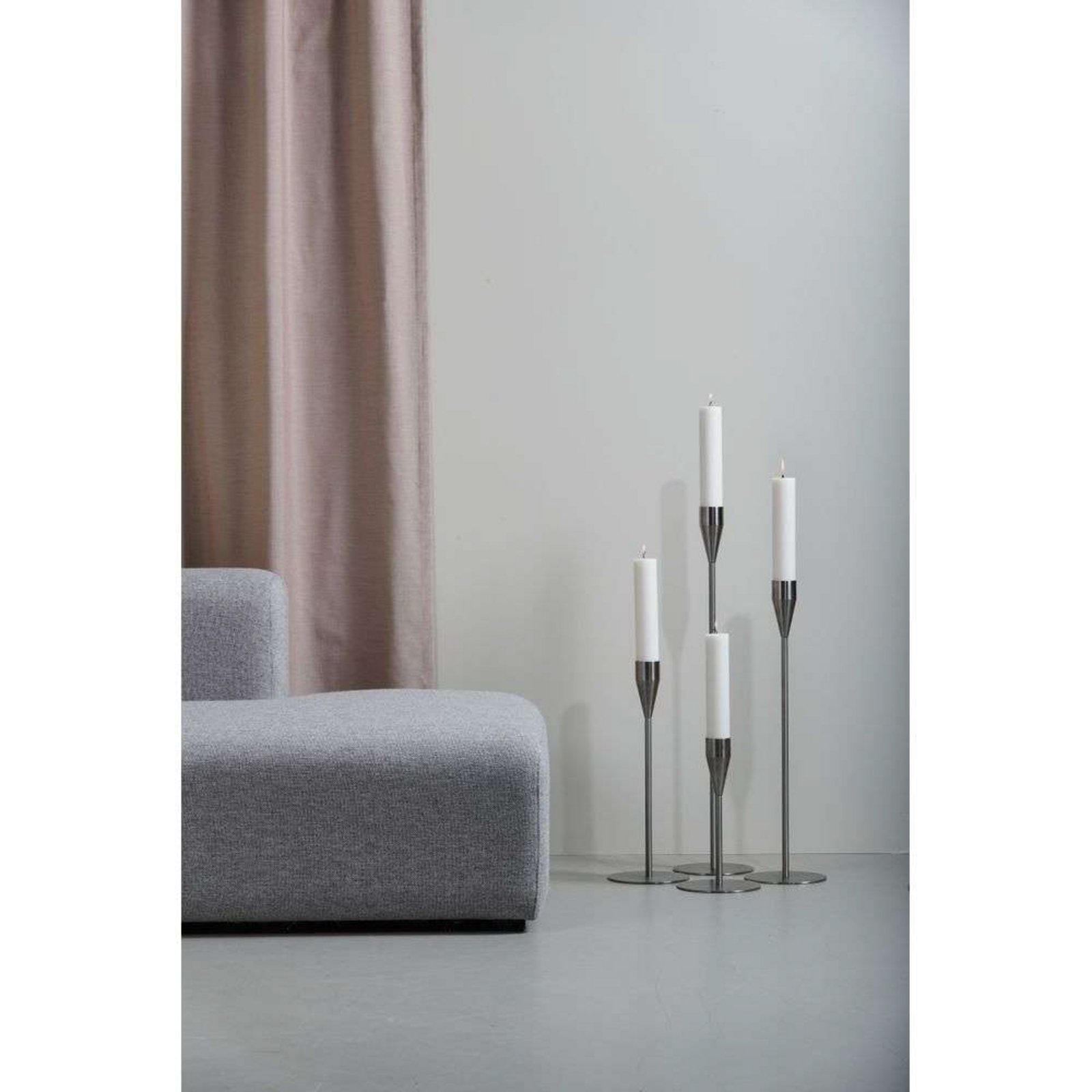 Saturn Maxi Candle Holder H80,5 Stainless Steel - Piet Hein