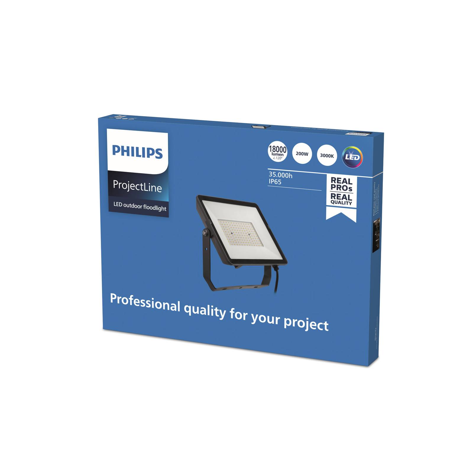 Philips ProjectLine bredstrålende spot 3000K 200W
