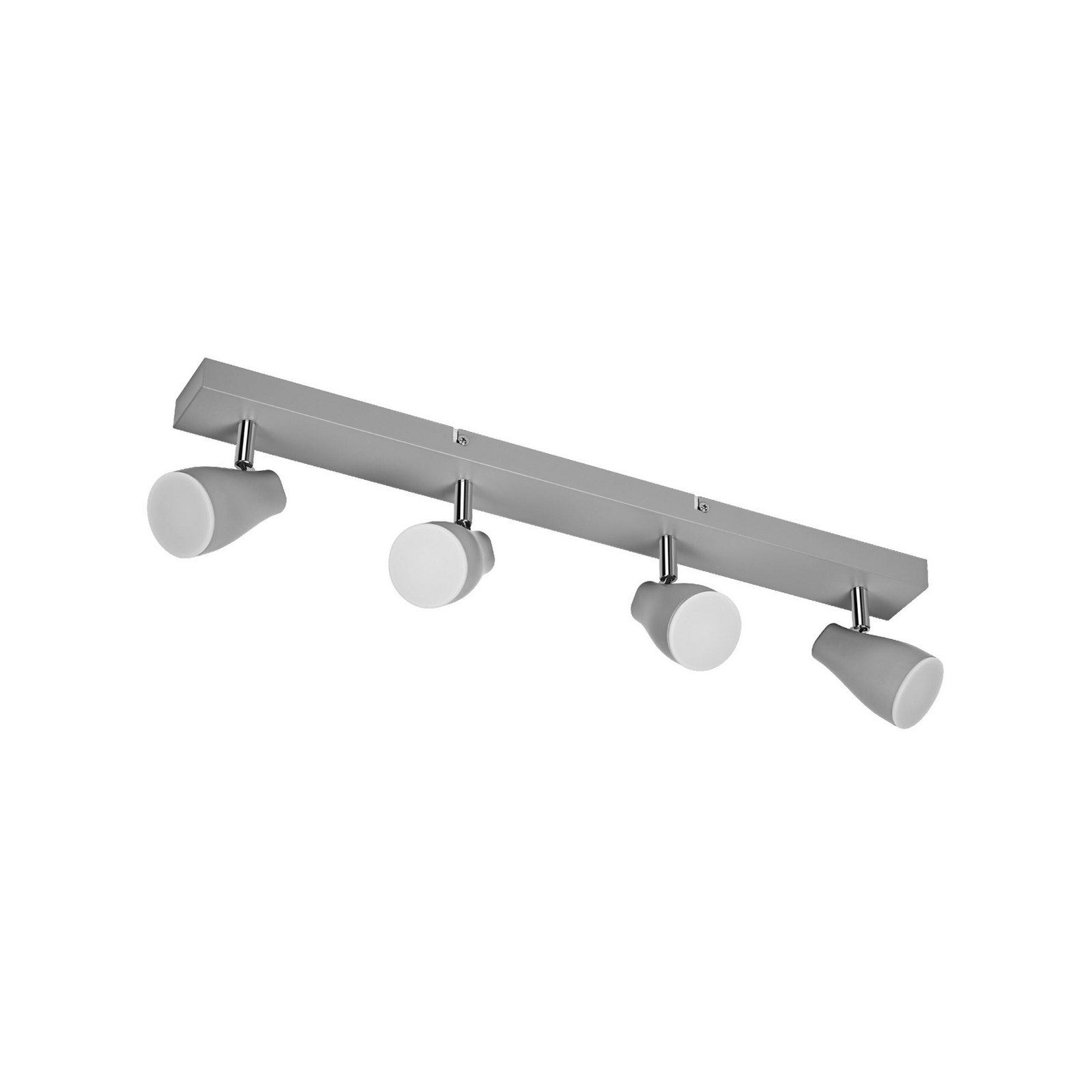 OSRAM Deckenstrahler PEAR, grau, 4-flammig, GU10-LED 2.700 K
