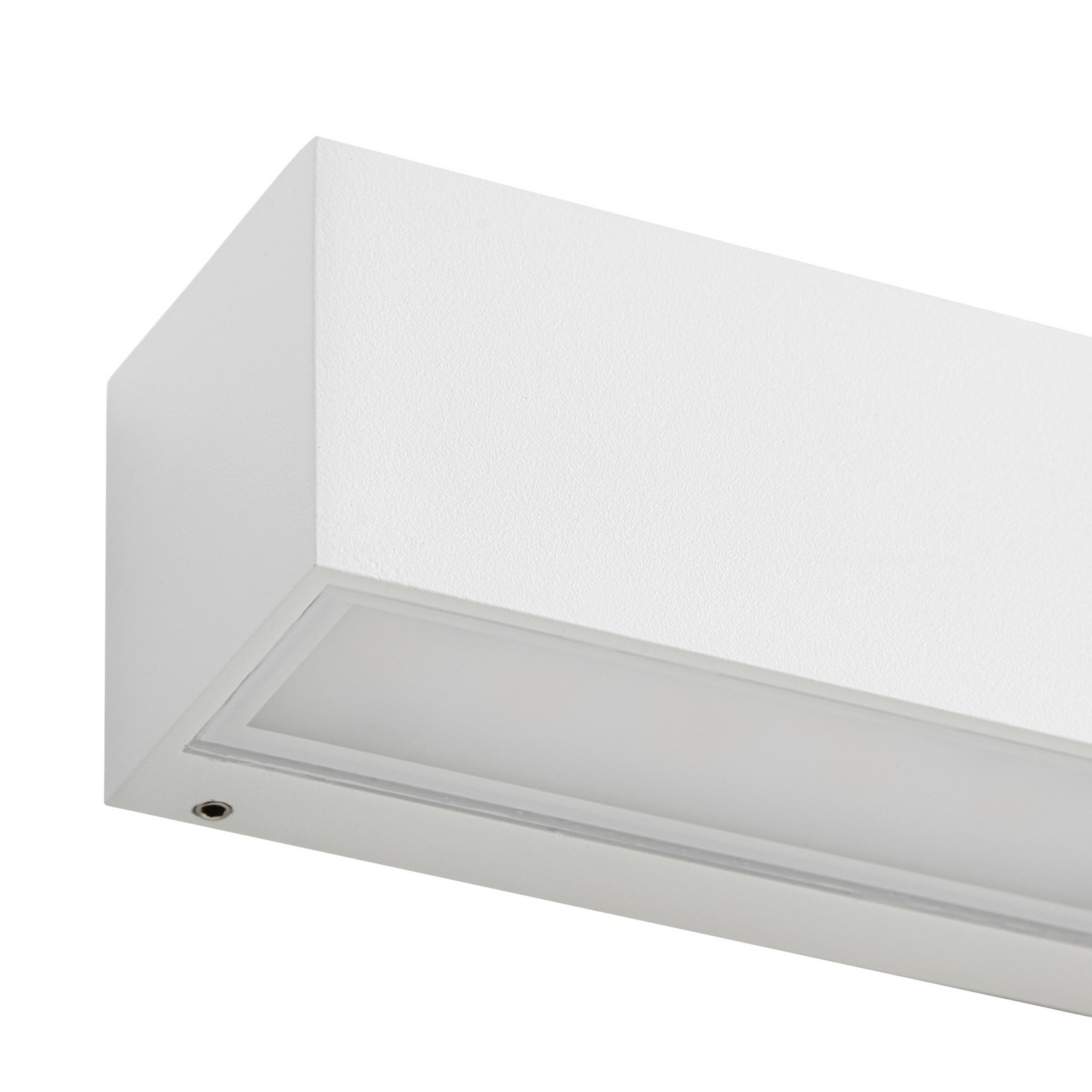 Lampa de perete pentru exterior Lengo cu LED, 50 cm, albă, lumină orientată în