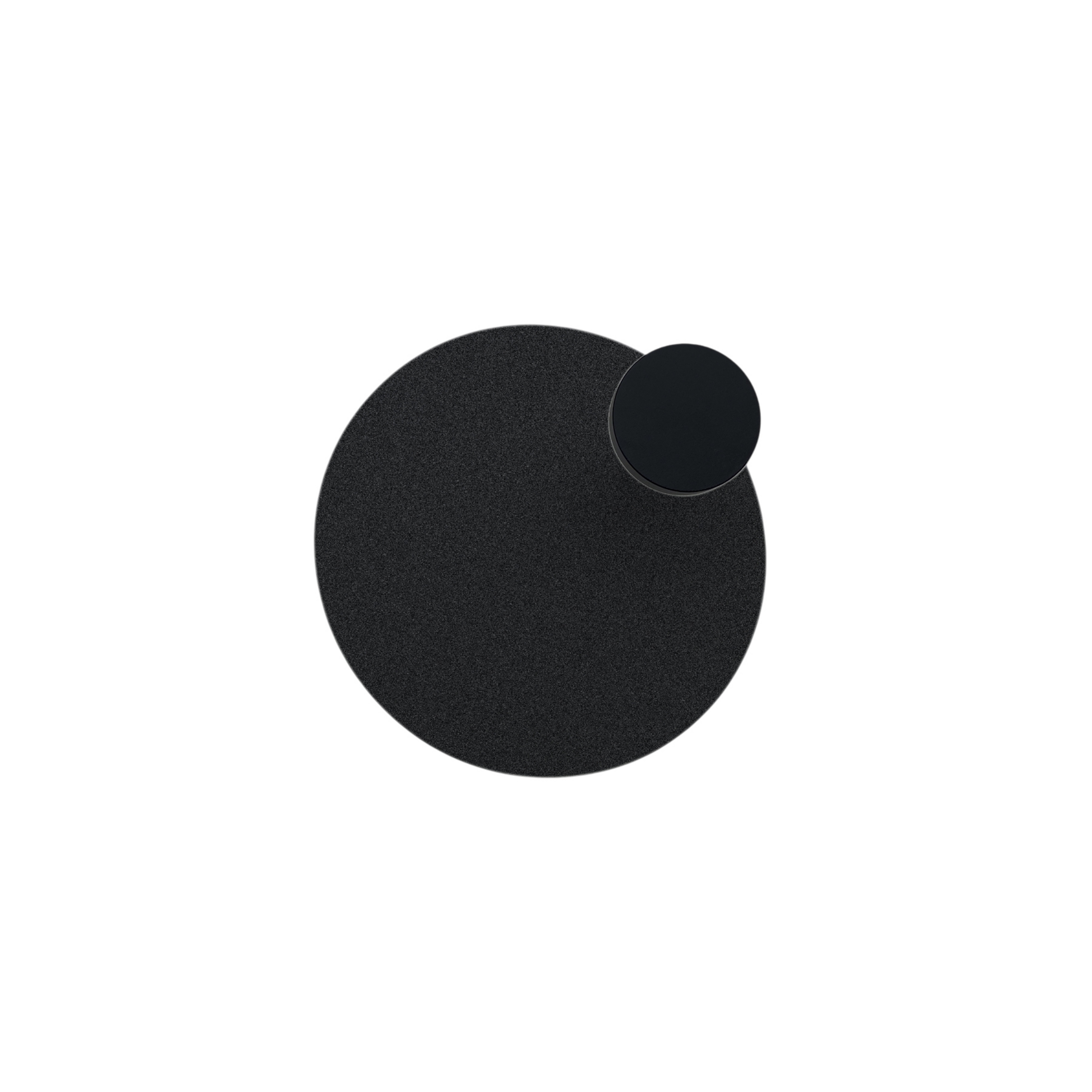 Applique murale LED Knikerboker Pois, grise, Ø 25 cm, intensité variable