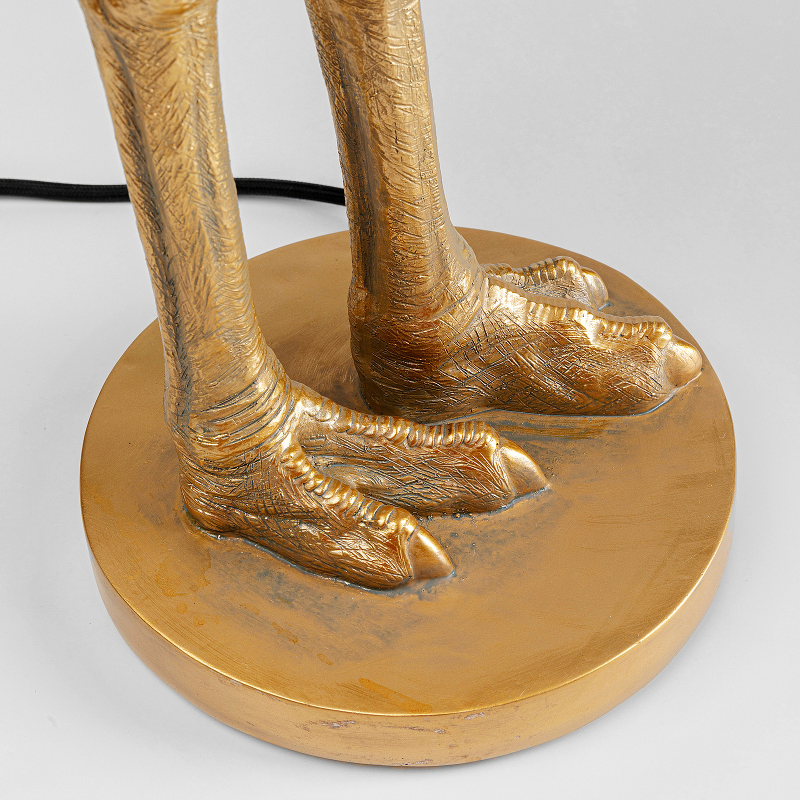 Lampa stołowa KARE Animal Ostrich z figurką strusia