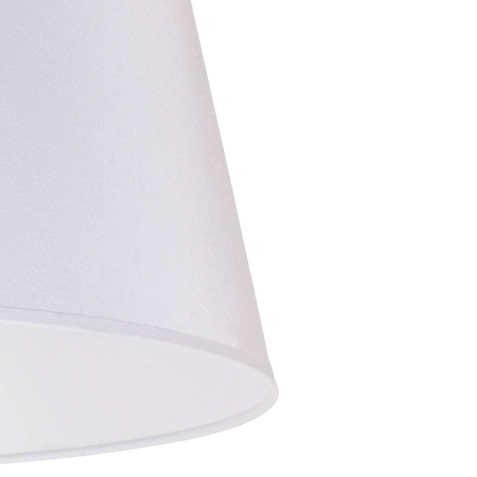 Cone lámpaernyő 18 cm, fehér festett vászon