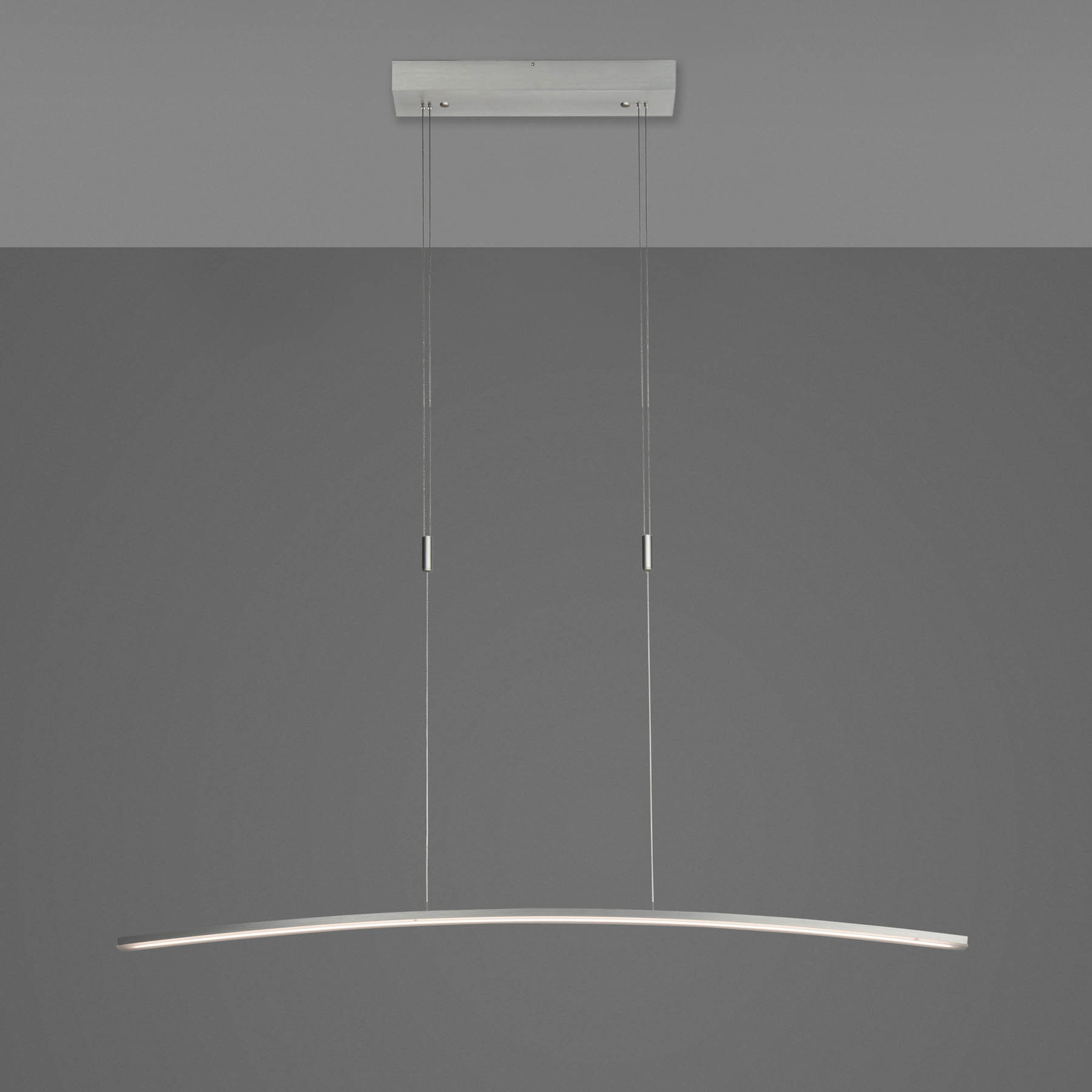 Bopp Arcado LED hanging light dim, CCT, aluminium