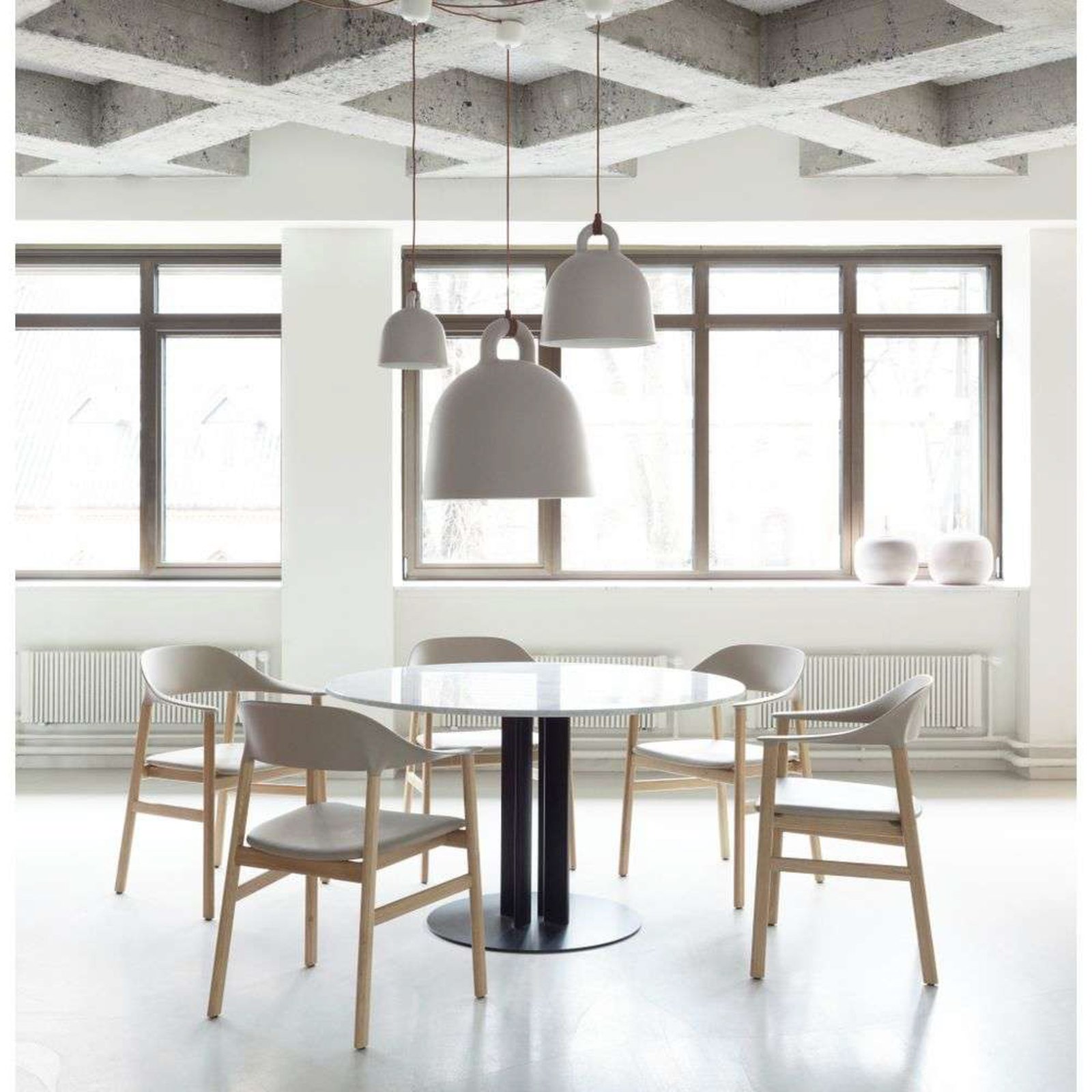 Bell Candeeiro Suspenso Small Grey - Normann Copenhagen