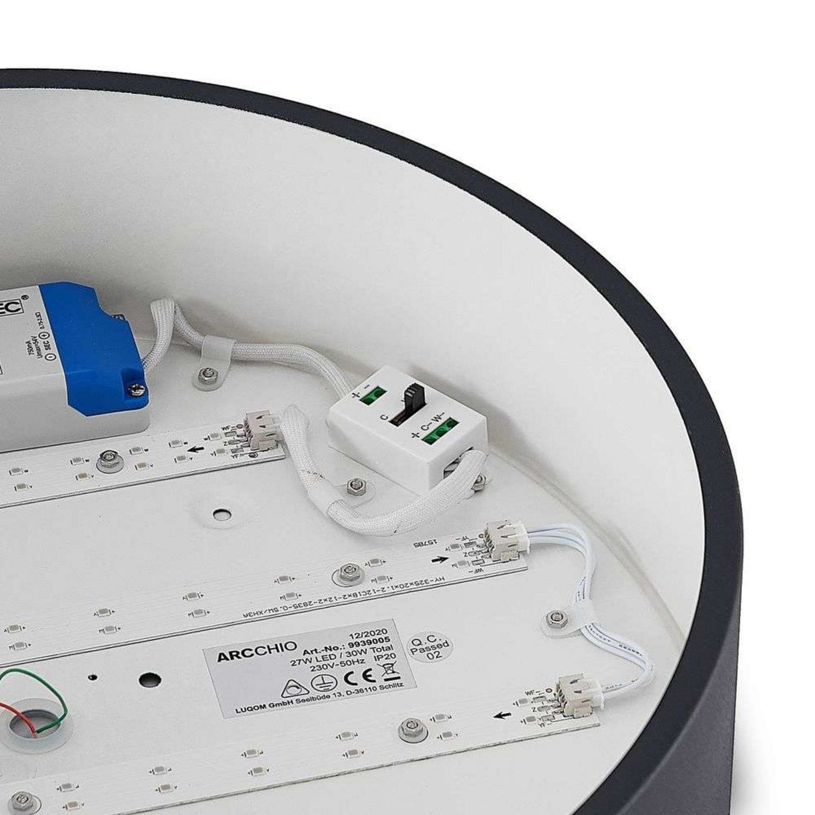Noabelle LED Taklampe Ø40 Black - Arcchio