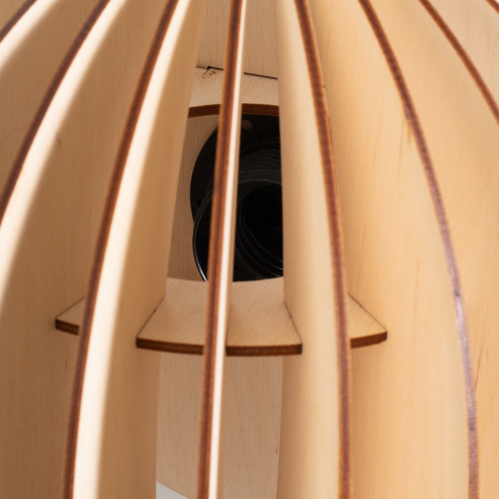 Aplique de pared Clay, Ø 23 cm, contrachapado de abedul, empotrada, E27 Aplique de pared Clay, Ø 23 cm, contrachapado de abedul, empotrada, E27