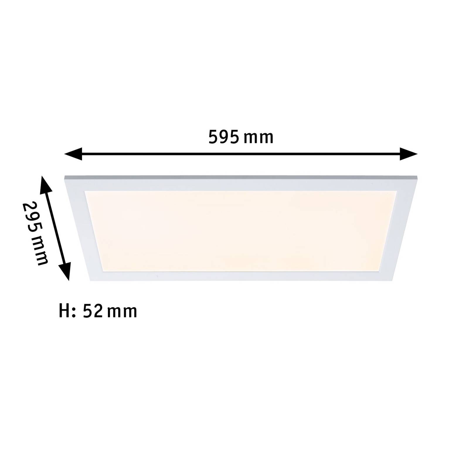 Paulmann Amaris panel LED, Zigbee, 60x30cm, RGBW