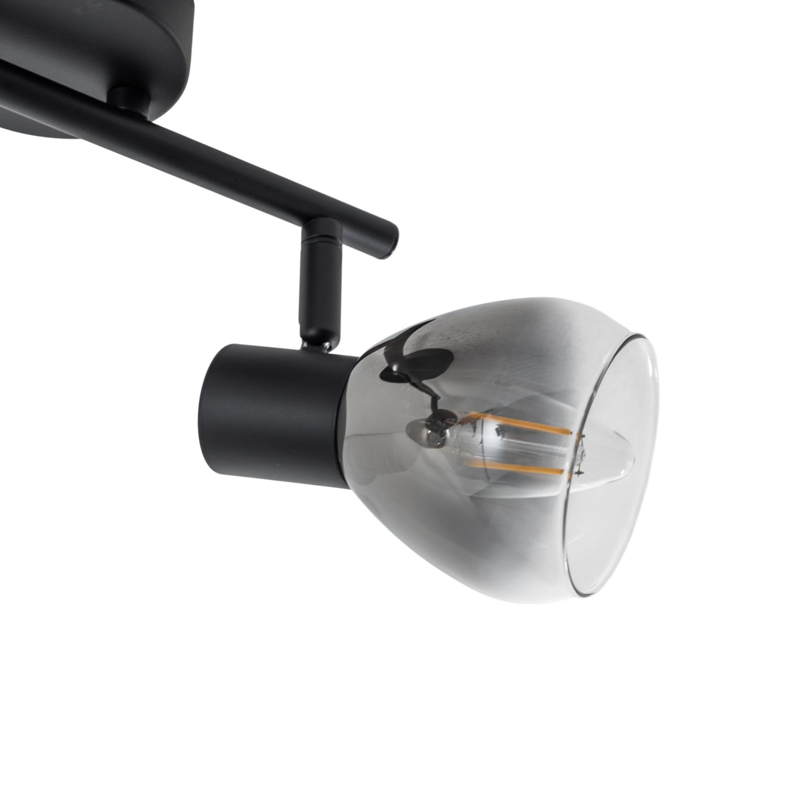 Pendura 2 Stropna Lampa Crna/Dim Siva - Lindby