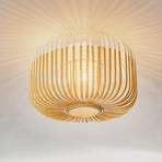 Forestier Bamboo Light S taklampe, 35 cm, hvit