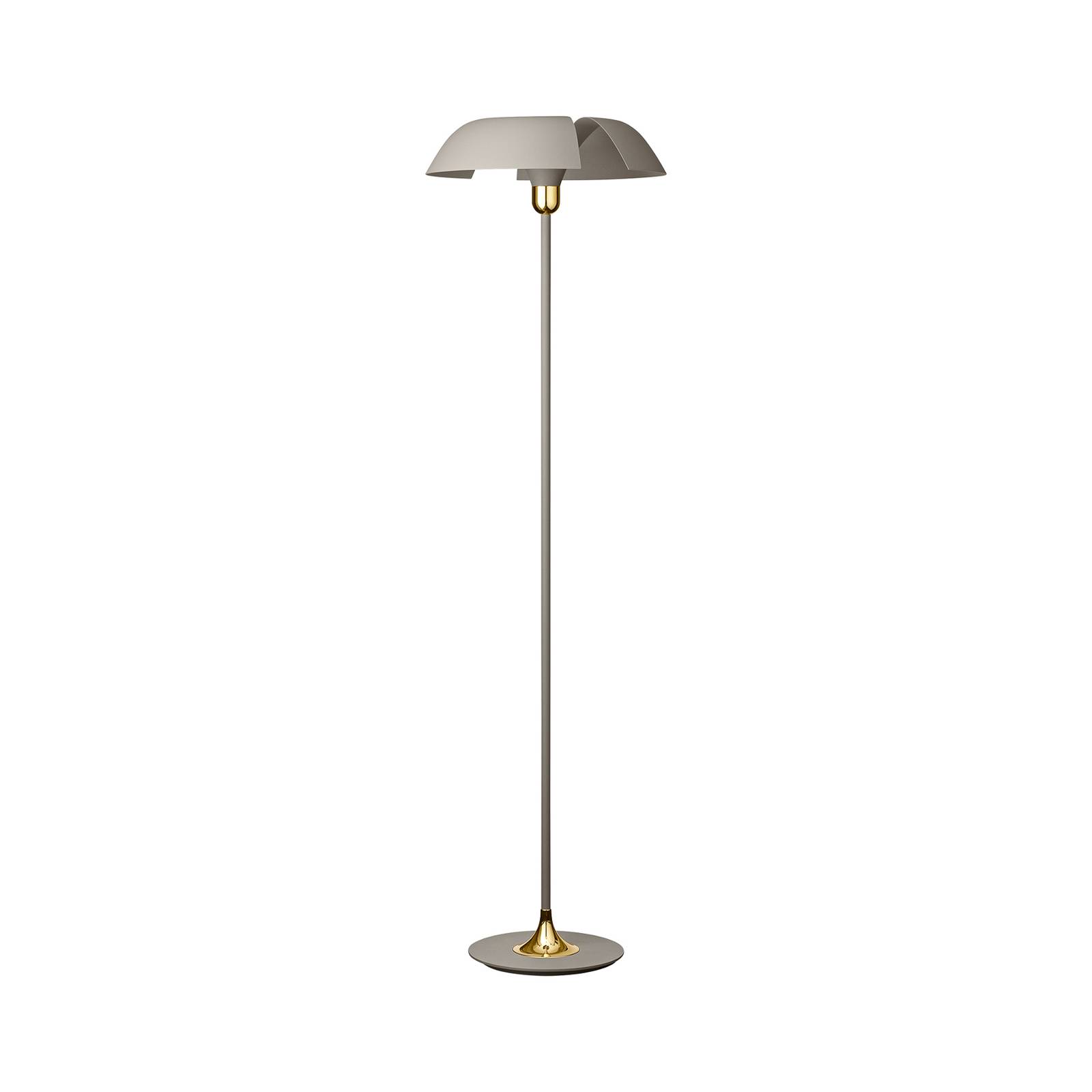 Aytm cycnus állólámpa, taupe, vas, magasság 160 cm, e27