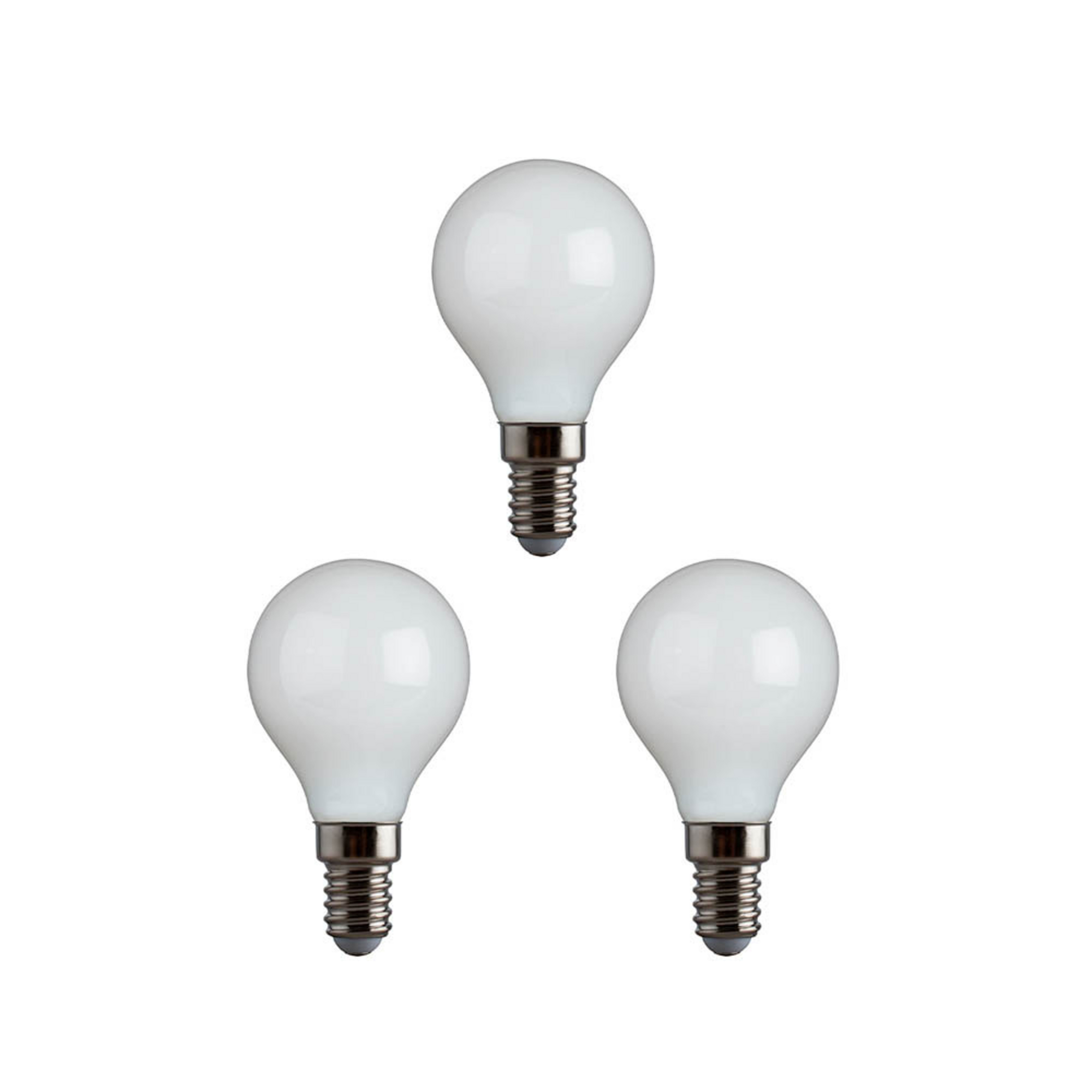 3-pack Leuchtmittel LED E14 4W Opal CRI95 dimmbar - e3light