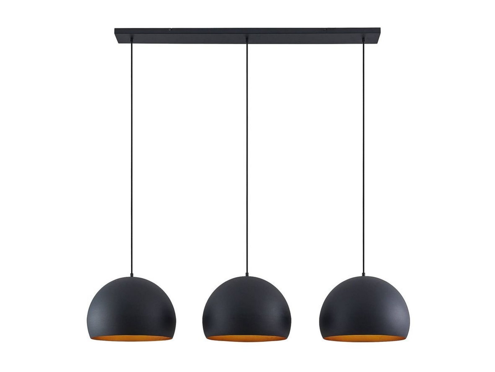 Tarjei Lustră Pendul L146 Black/Gold - Lindby