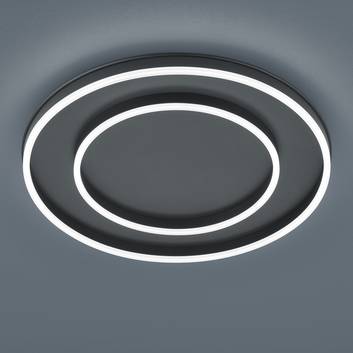 Helestra Sona LED-loftlampe, sort, Ø 59 cm