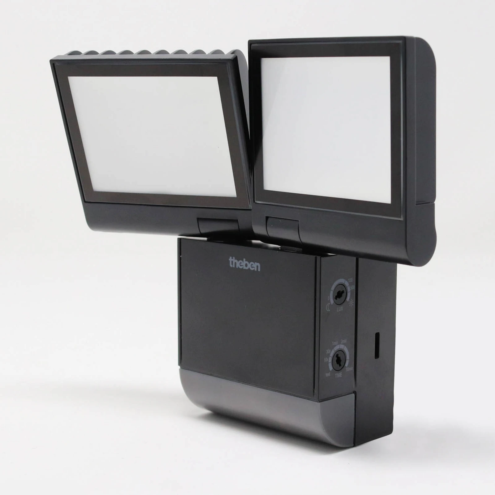 Theben Aplique LED para exterior theLeda S17-100, negro Sensor