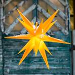 Stern Ganesha 18-zackig für Außen in Gelb