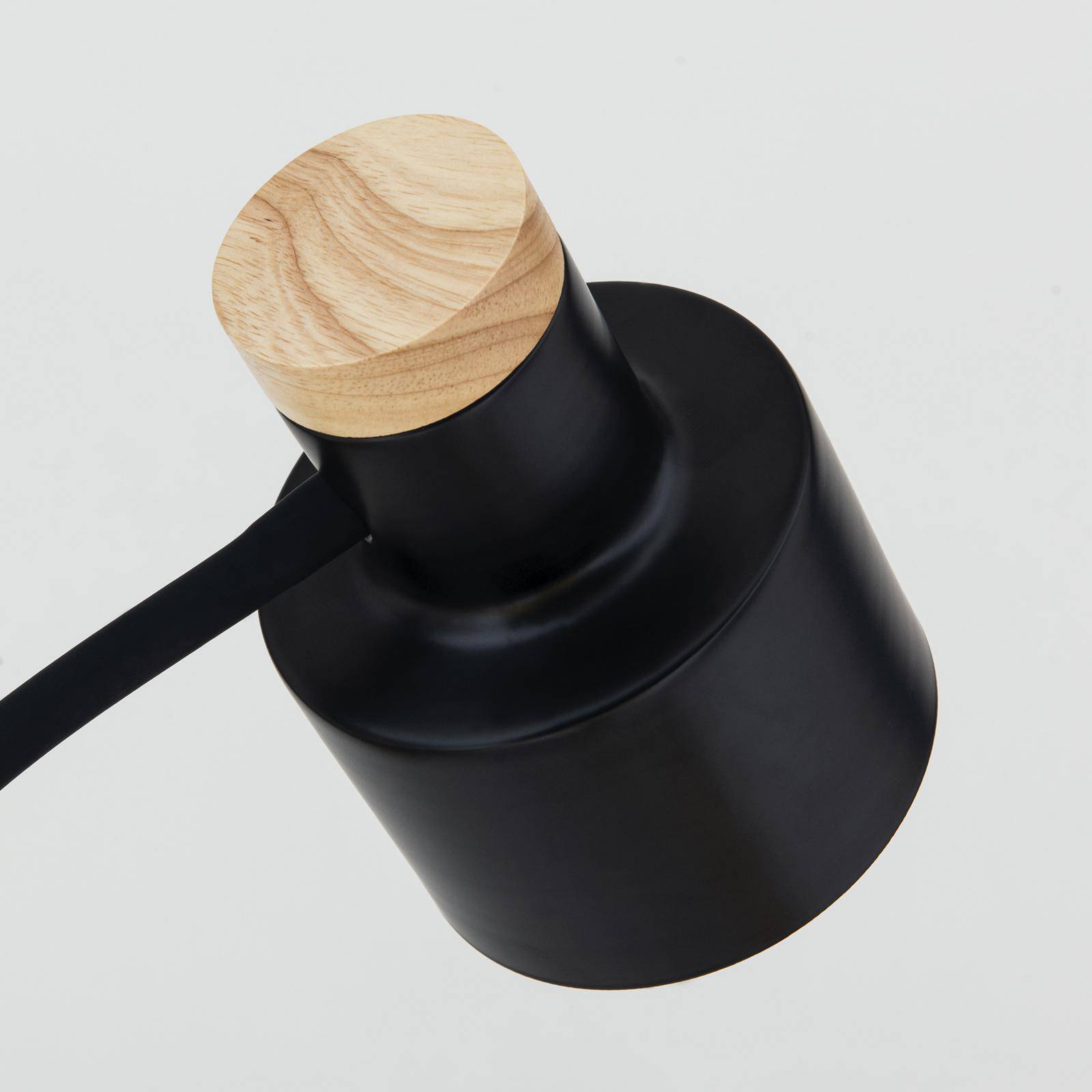 Lampa stojąca Gili, czarna matowa, stal, wysokość 150 cm, E27