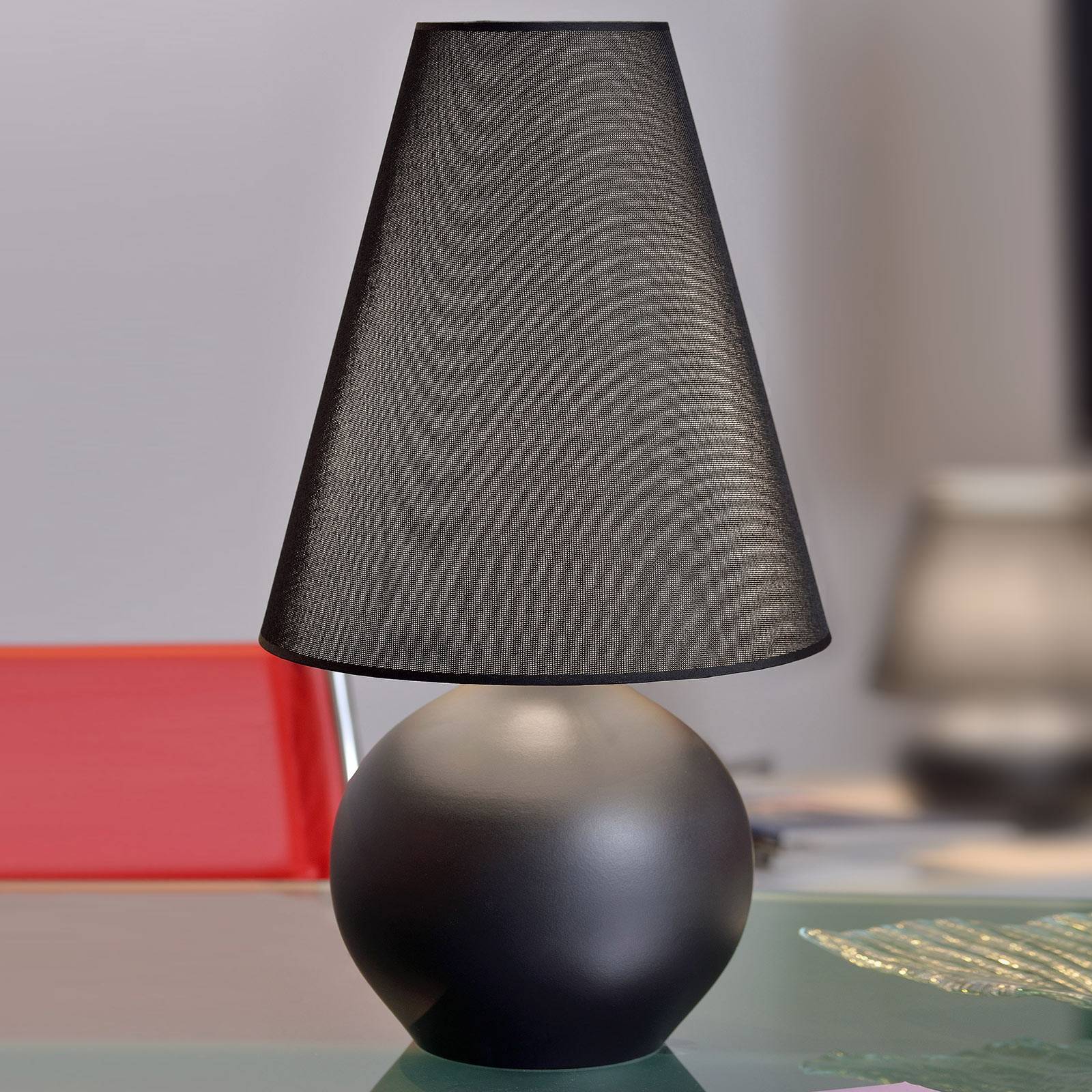 ONLI Lampe à poser Sfera hauteur 44 cm noire