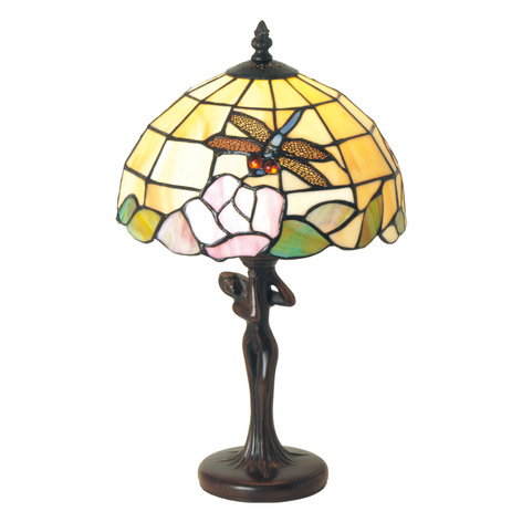 Sirin table lamp in Tiffany style