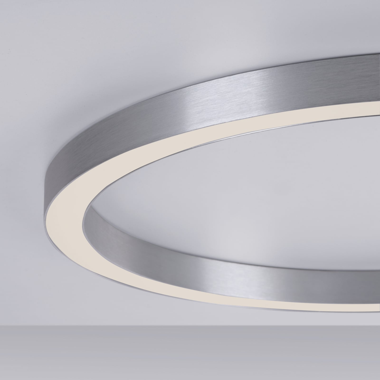 Plafonnier LED Lines Round, couleur diamant, Ø 70 cm, CCT - PURE Plafonnier LED Lines Round, couleur diamant, Ø 70 cm, CCT - PURE