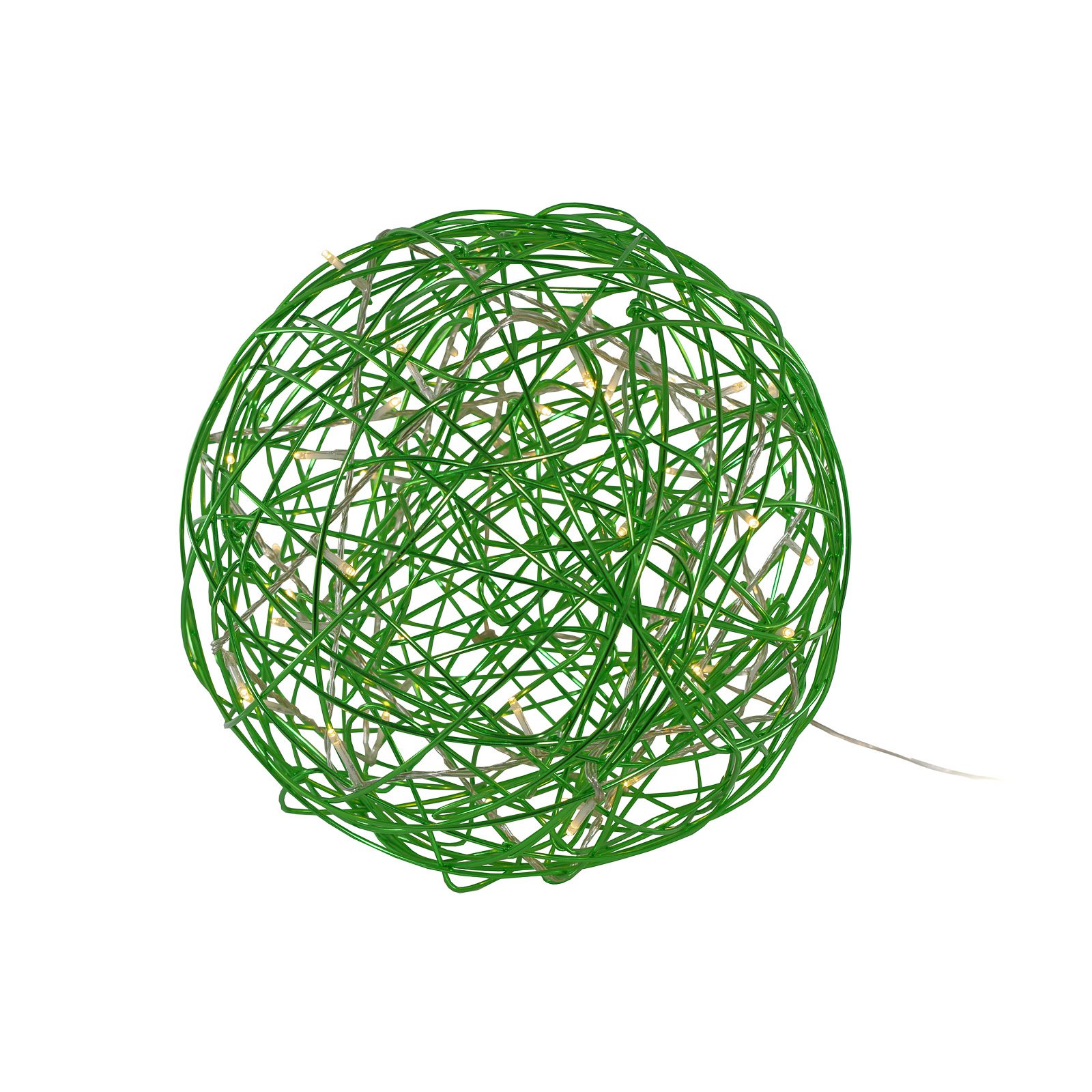 Sfera di design LED 3D Galax Fun, Ø 30 cm, verde