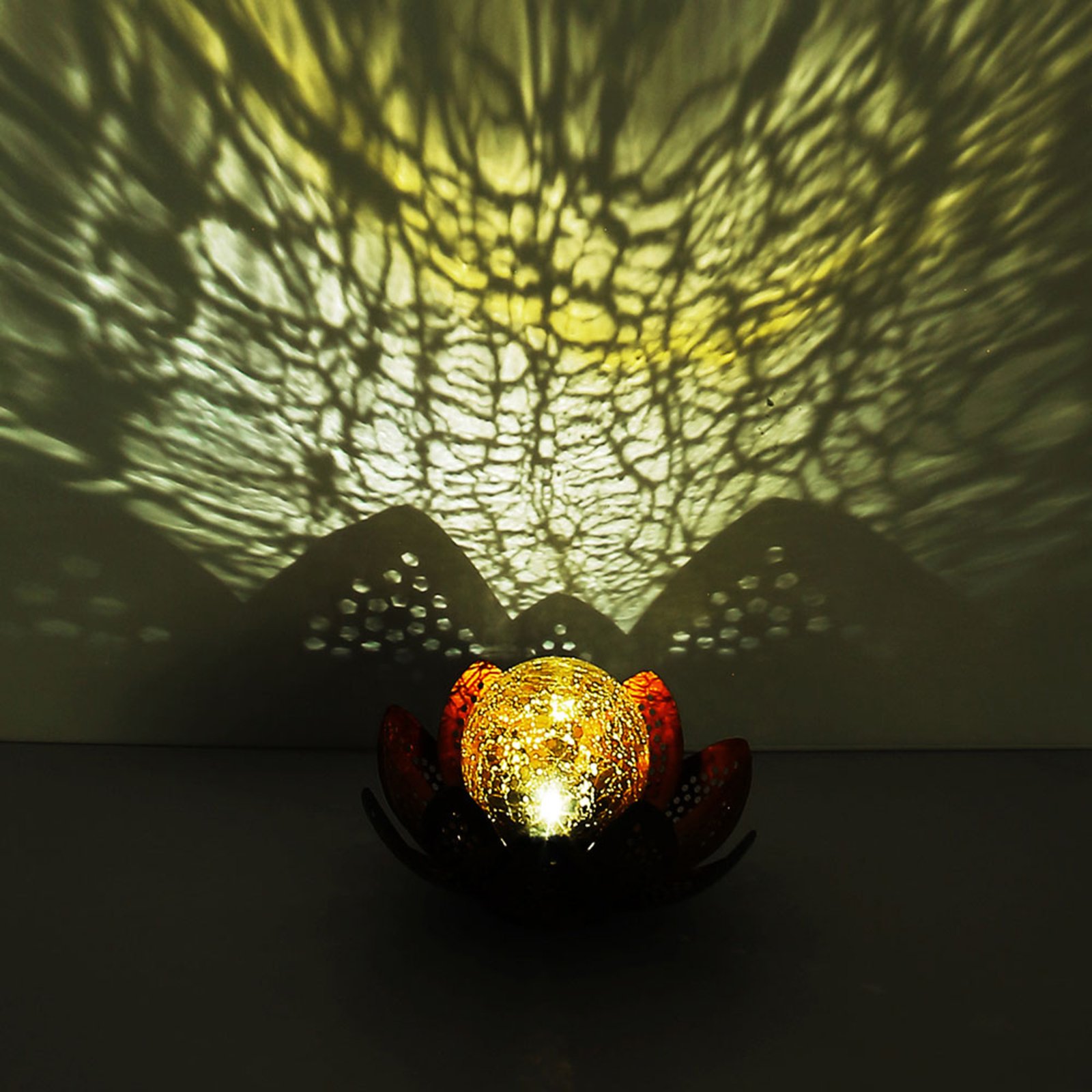LED-Solarleuchte 33655, Blüte, Ø 22 cm
