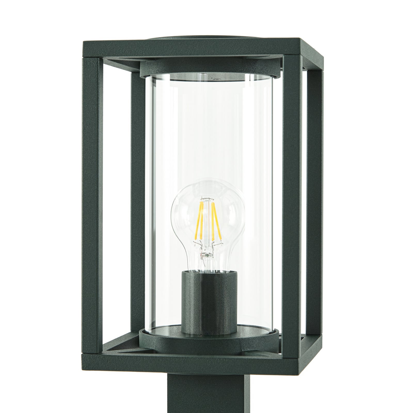 Ferda svjetiljka za stazu, IP44, E27, 100 cm, zelena, staklo - Lucande