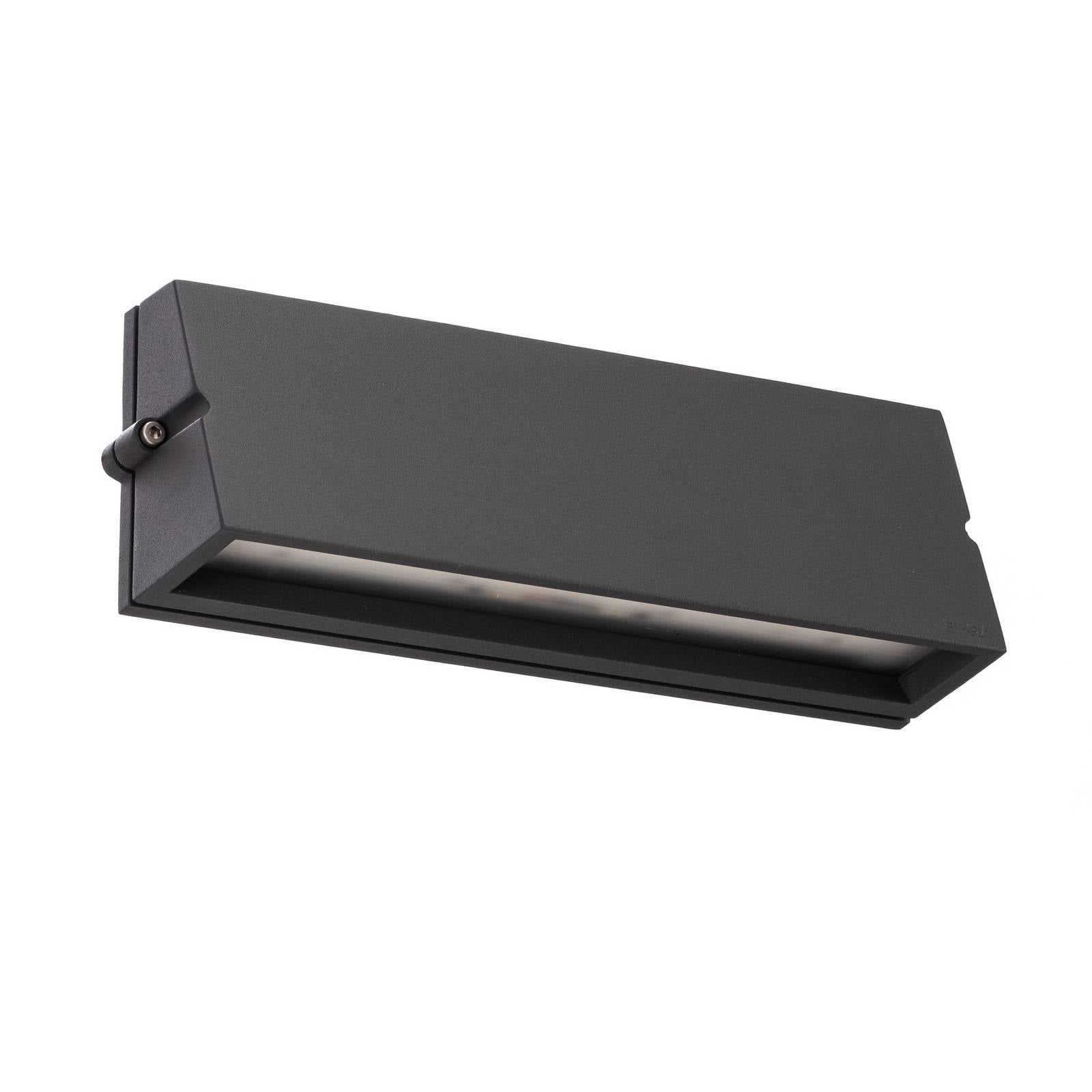 BEGA LED-Außenwandlampe 24374 grafit, Metall, CCT DALI CCT