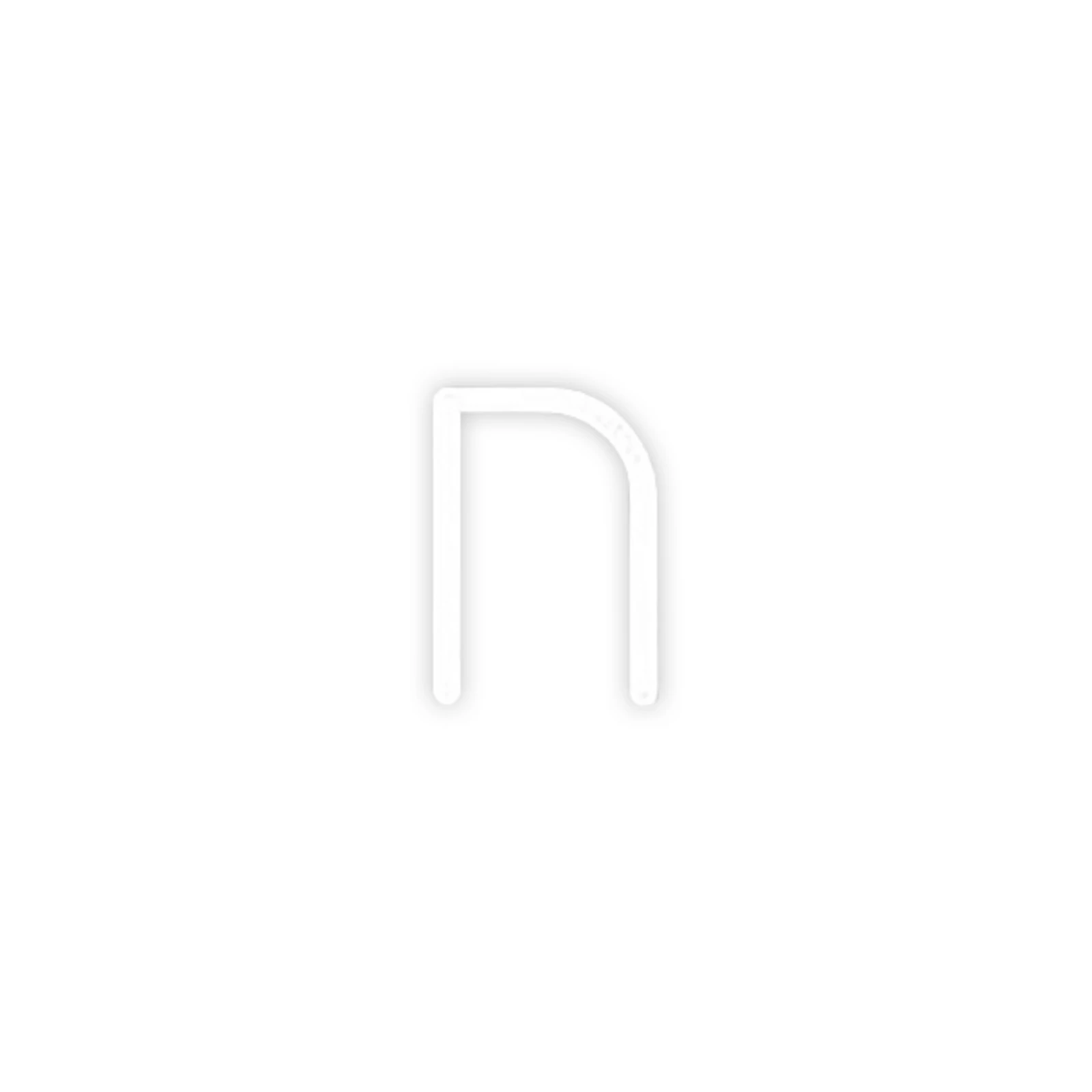Artemide Alphabet of Light τοίχου κεφαλαίο γράμμα N