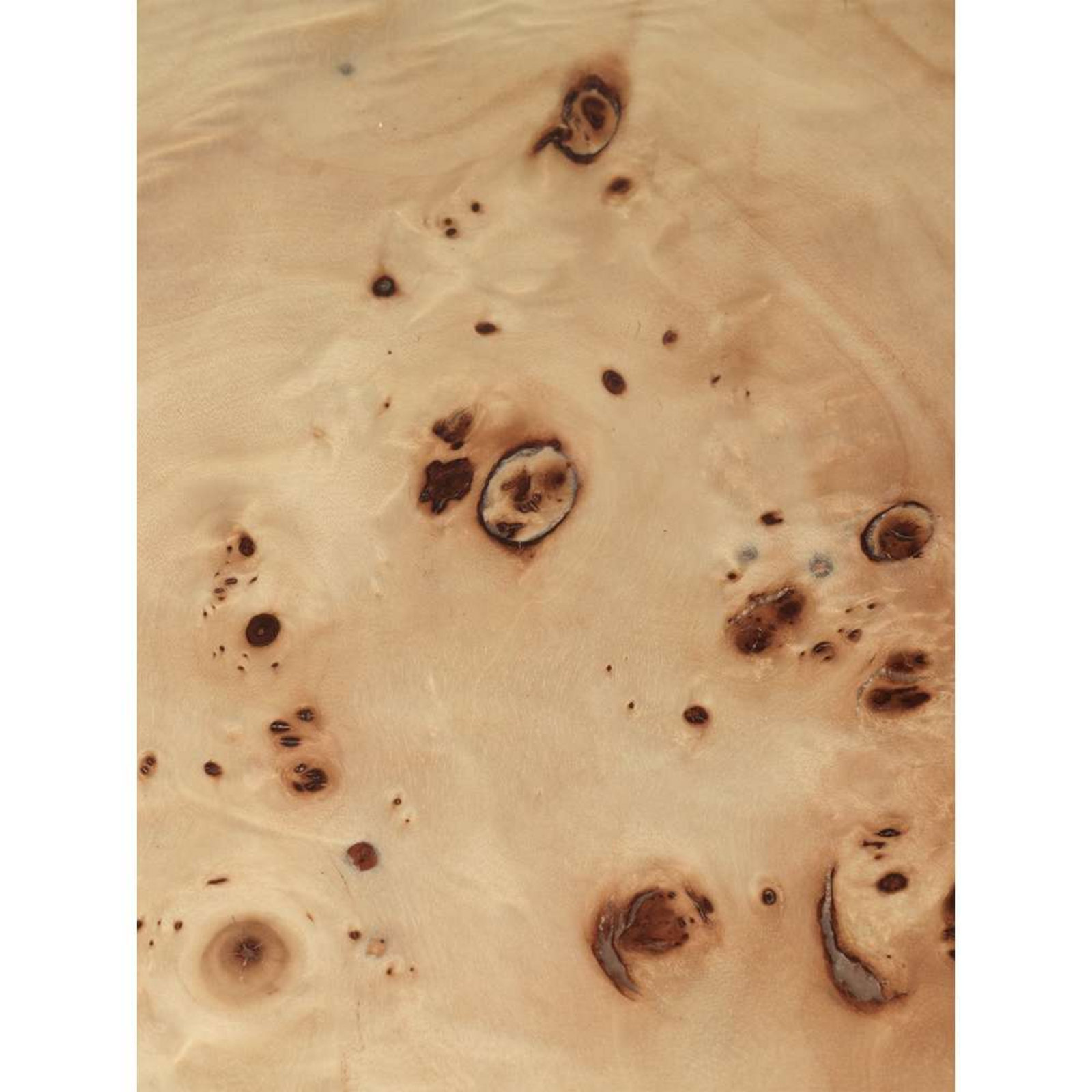 Post Coffee Table Small Poplar Burl Veneer - ferm LIVING