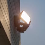 LED-Sensor-Außenwandstrahler CHIMERA, schwarz, 2-flg., IP54