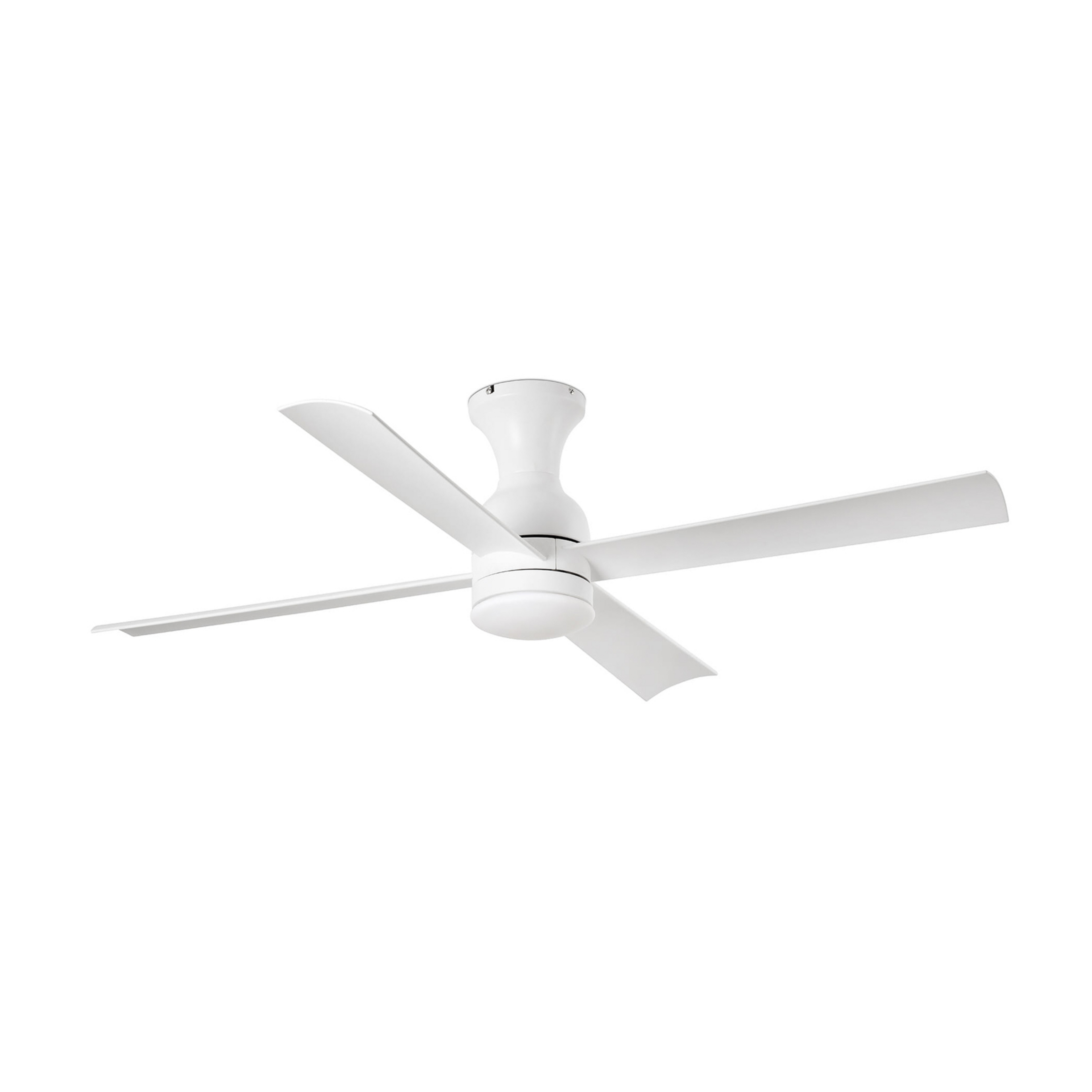 Ventilatore da soffitto Fraser M con lampadina LED, DC, bianco