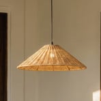 Lucande Außenhängelampe Taniola, 1-flg., konisch, Ø 60 cm
