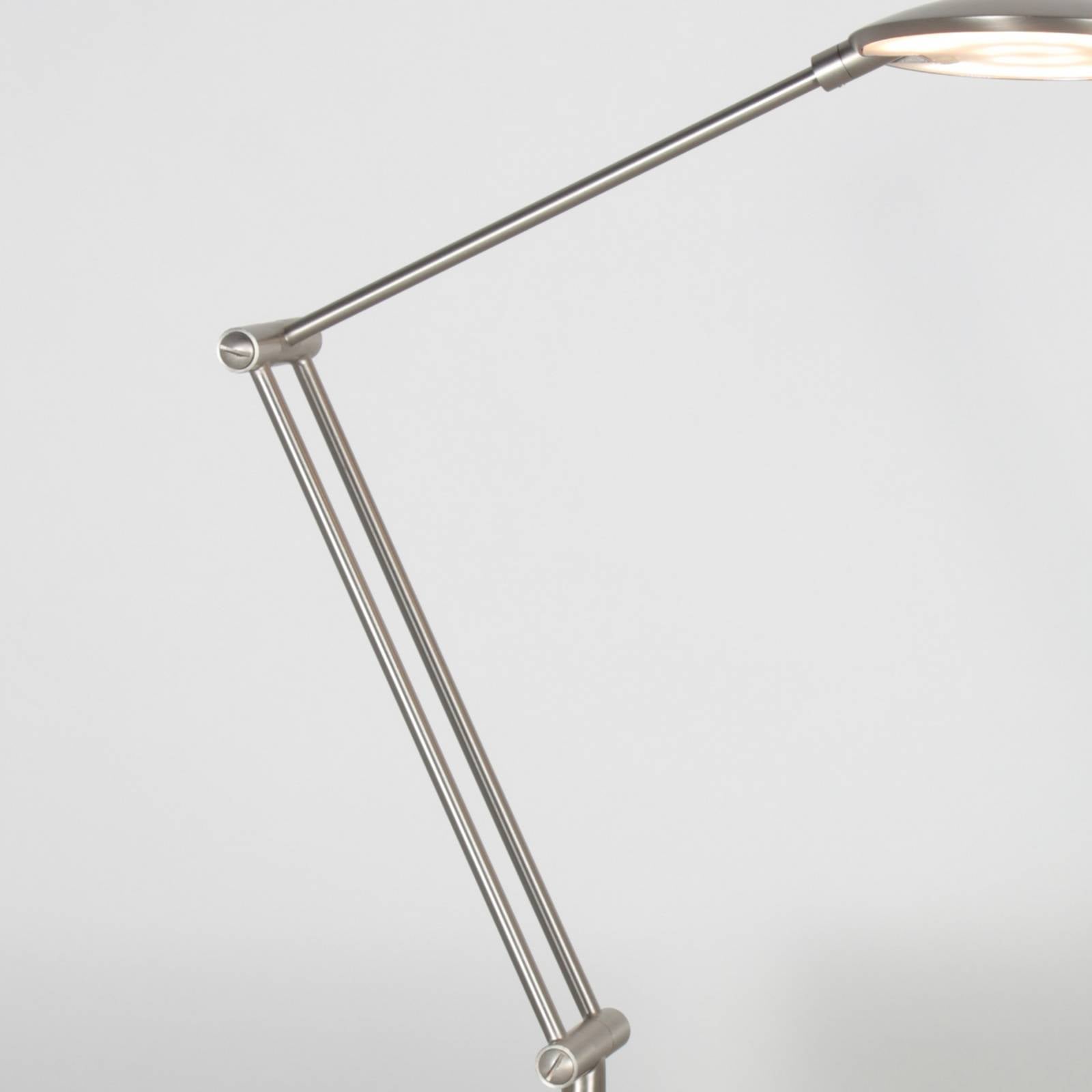 Lampka biurkowa LED Zenith 2, stal, CCT, pilot