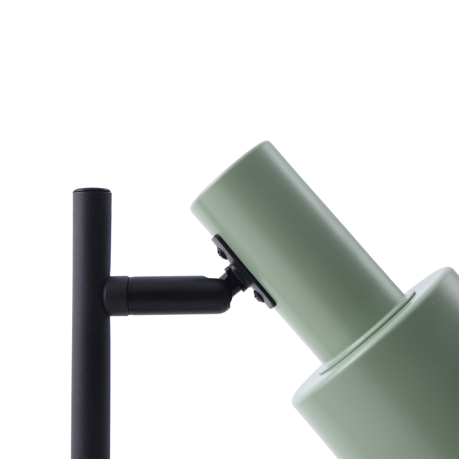 Lámpara de mesa Lindby Ovelia, verde/negro