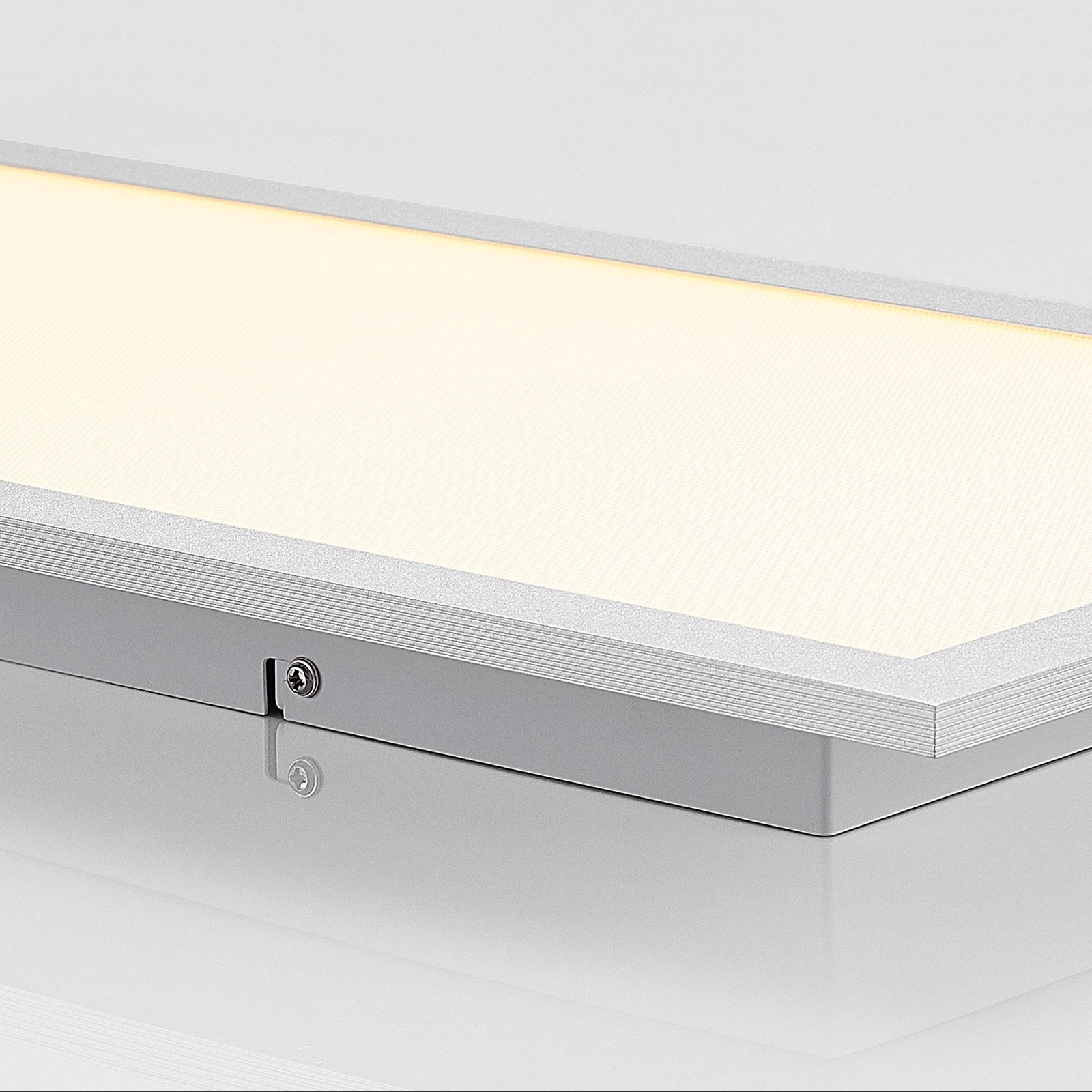 LED-Panel Gelora Arcchio 30 x 80 cm Eckig Silber Universalweiß Arbeitszimmer LED 