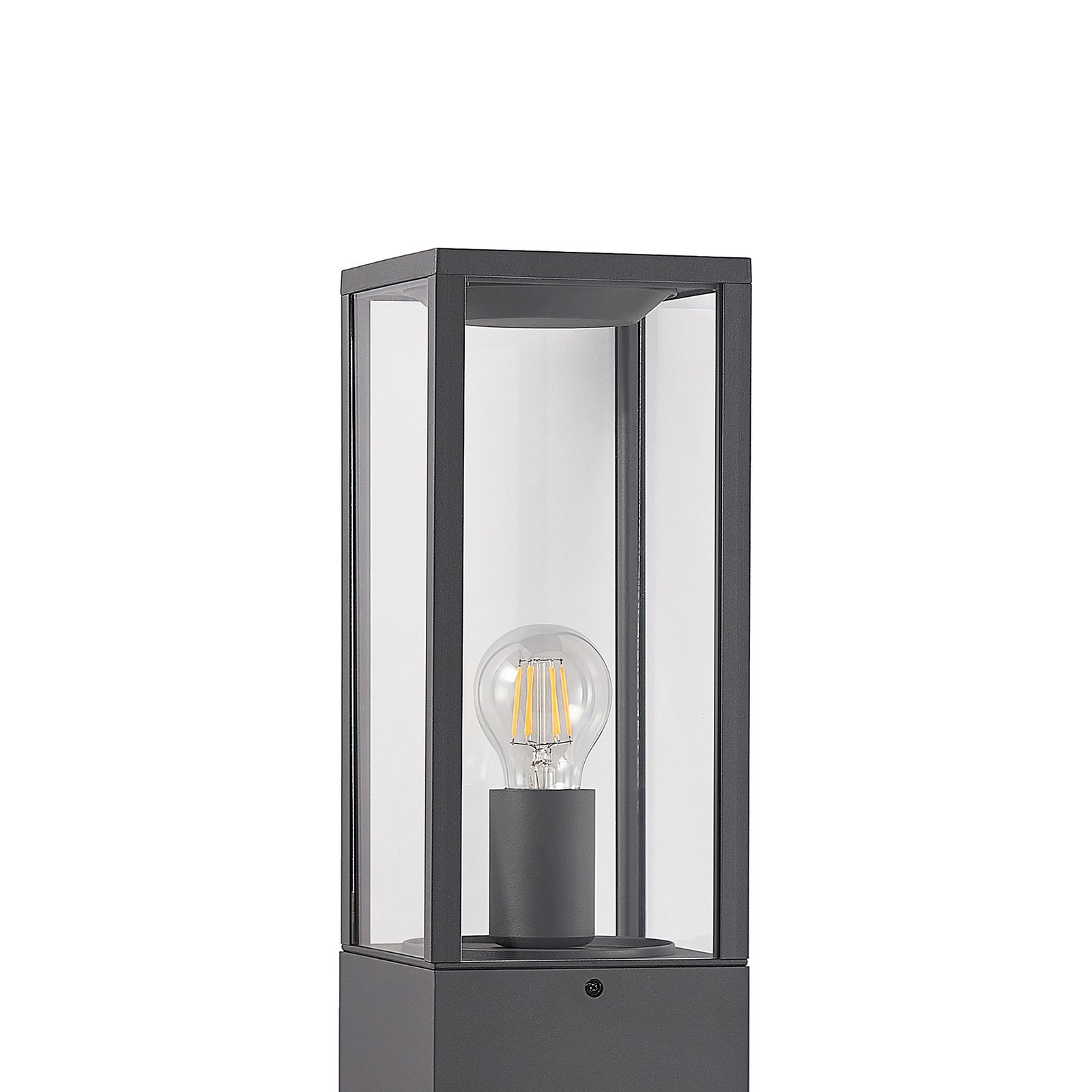 Peldar Tuinlamp H80 Dark Grey/Clear - Lindby