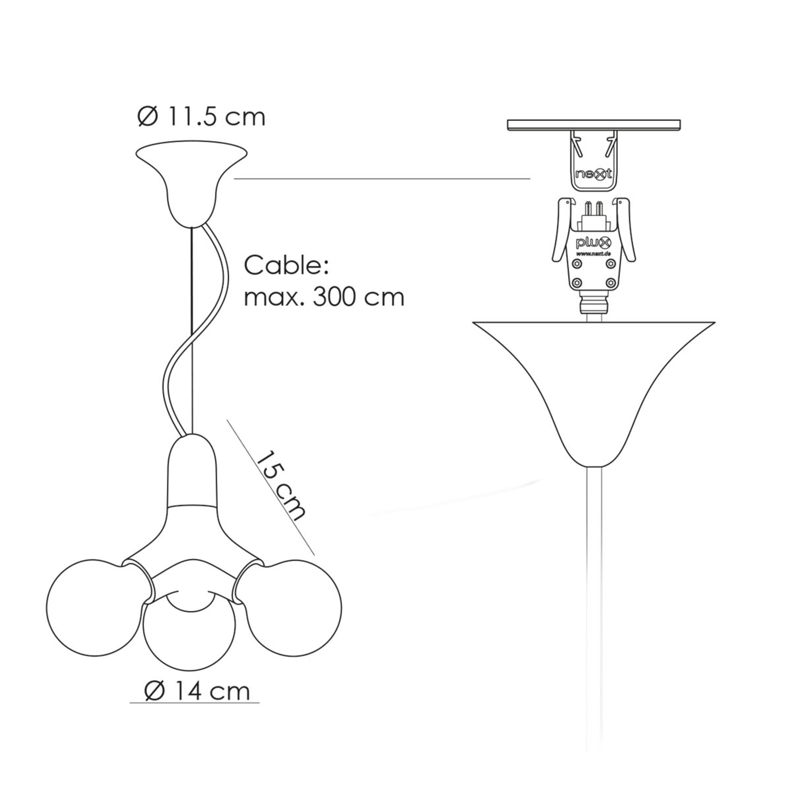 NEXT DNA Single pendant light