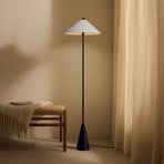 Lindby Norvik floor lamp, height 150 cm, black/grey, metal