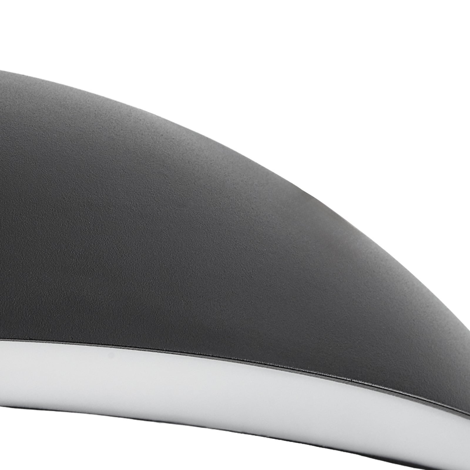 Lindby LED kültéri fali világítás Zerino, fekete, 34,5 cm, IP54