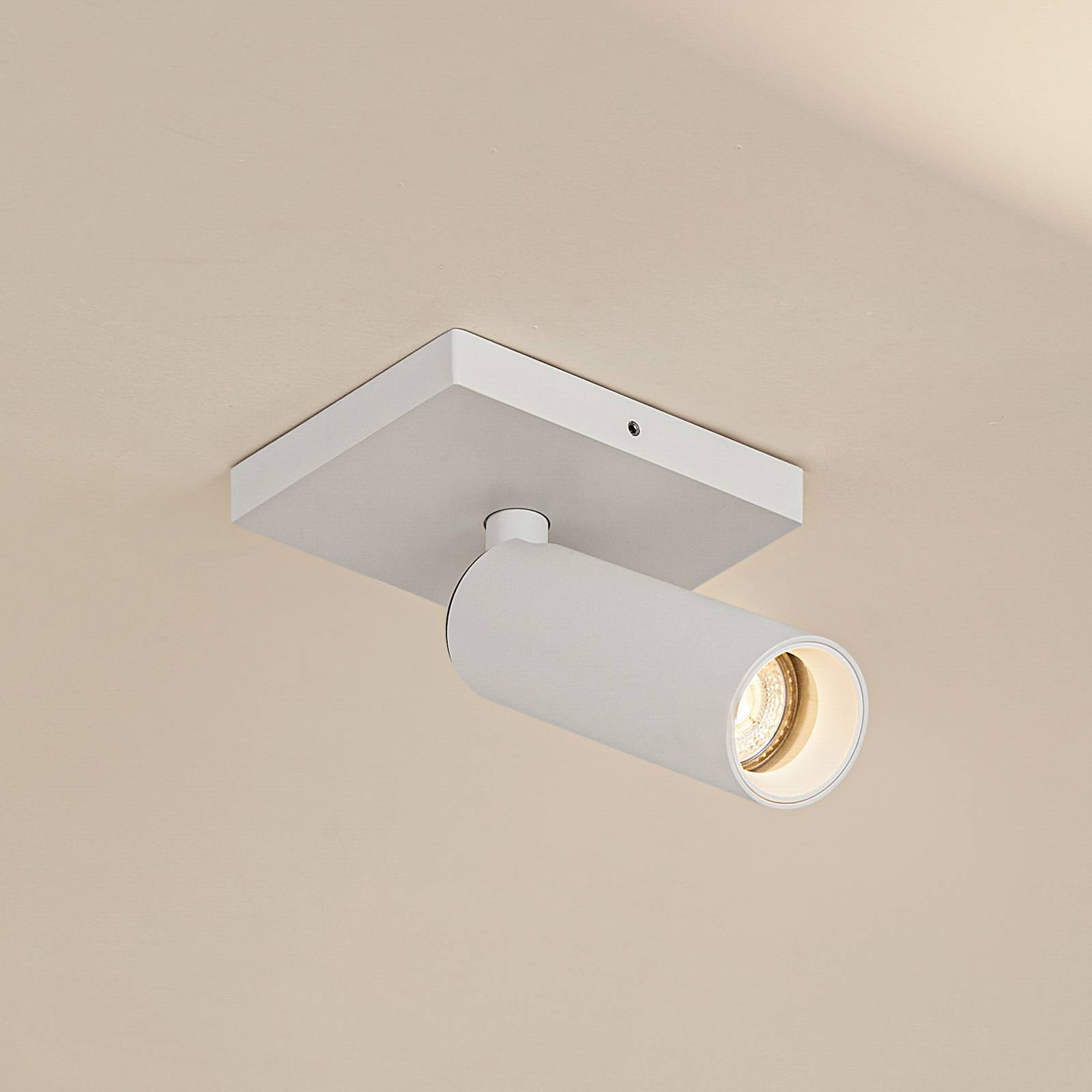 Arcchio Deckenstrahler Brinja Slim, weiß, 1-flg., GU10 MR11 günstig online kaufen