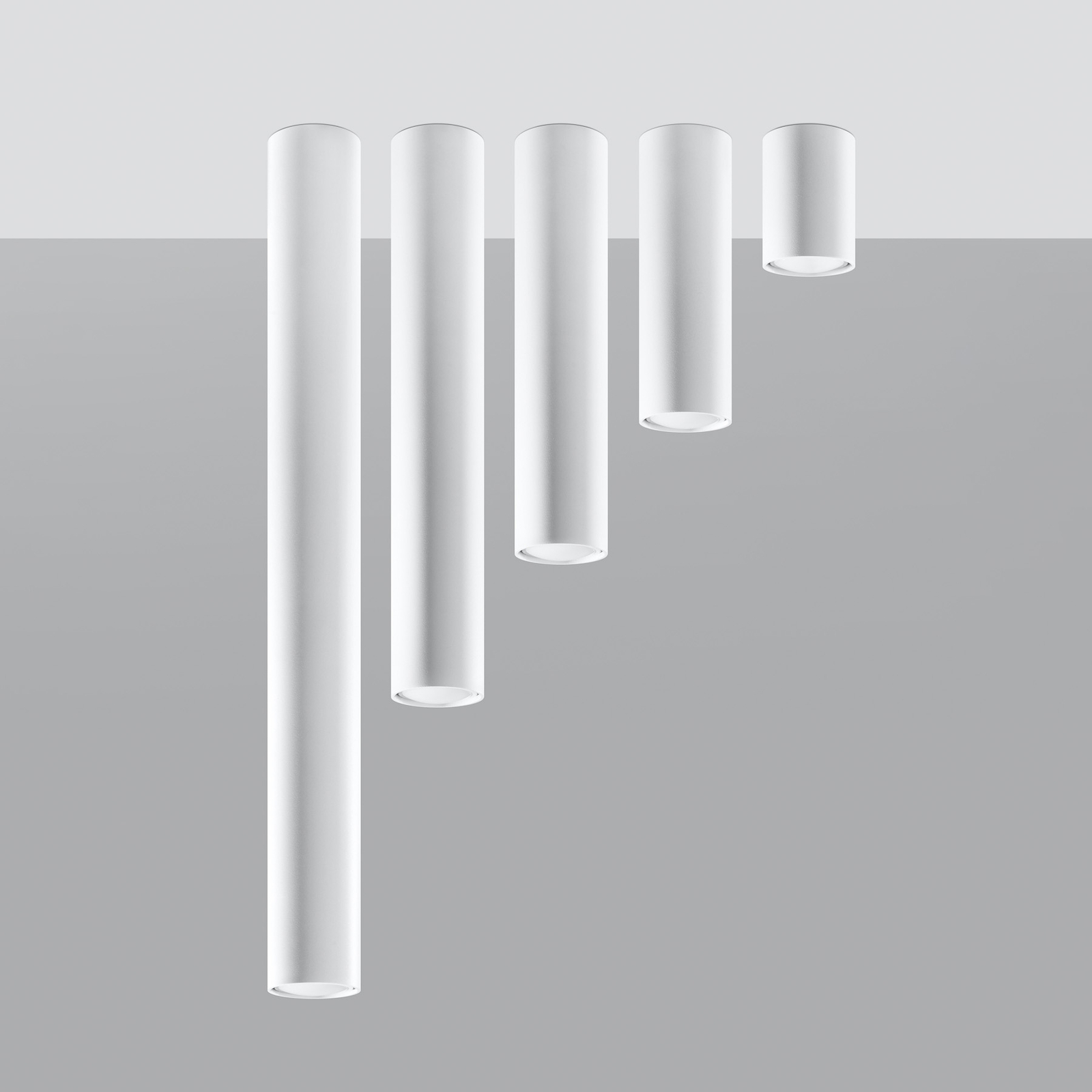 Euluna Thalassa stropní svítidlo 1 světlo bílé výška 20 cm