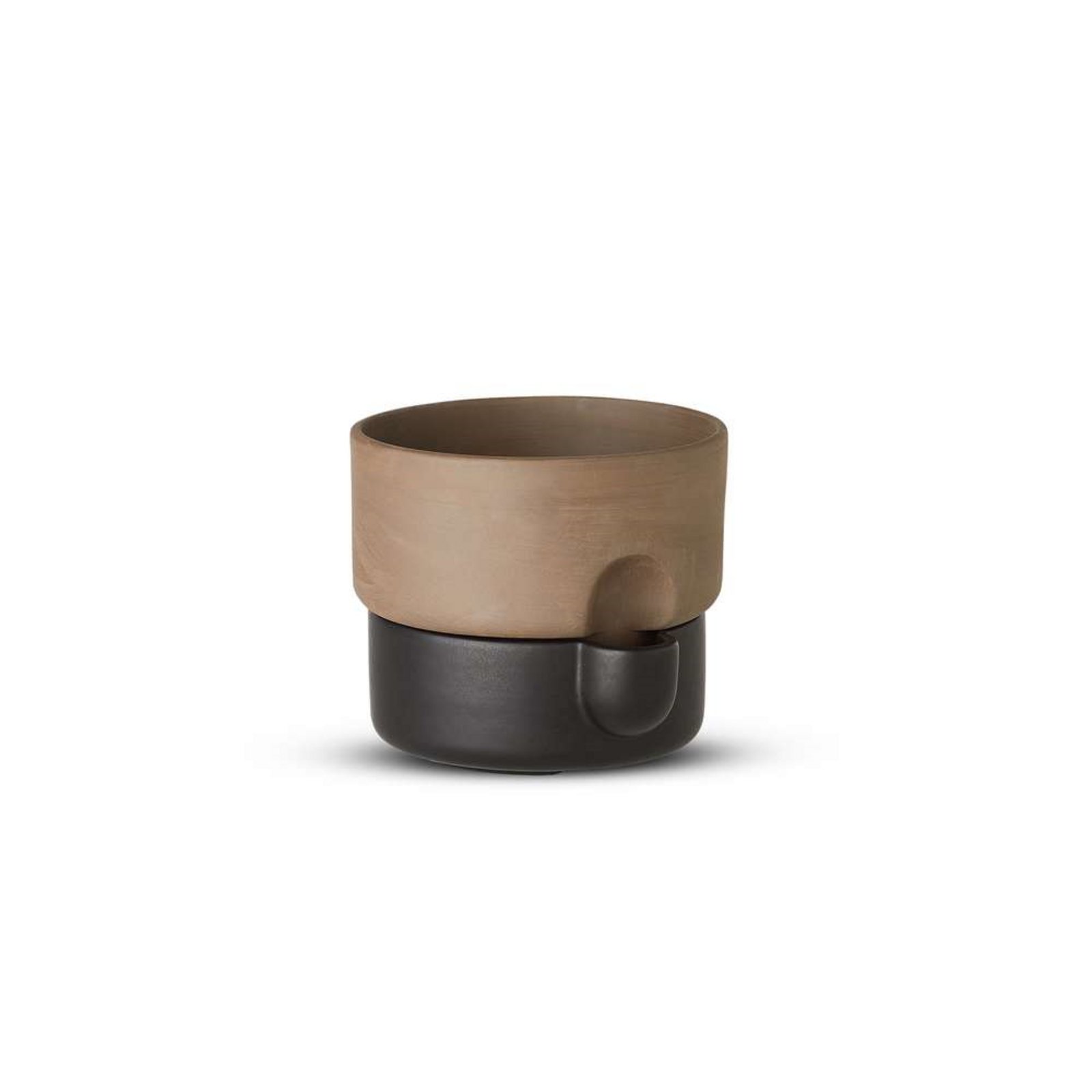 Oasis Flowerpot Medium Black/Brown - Northern