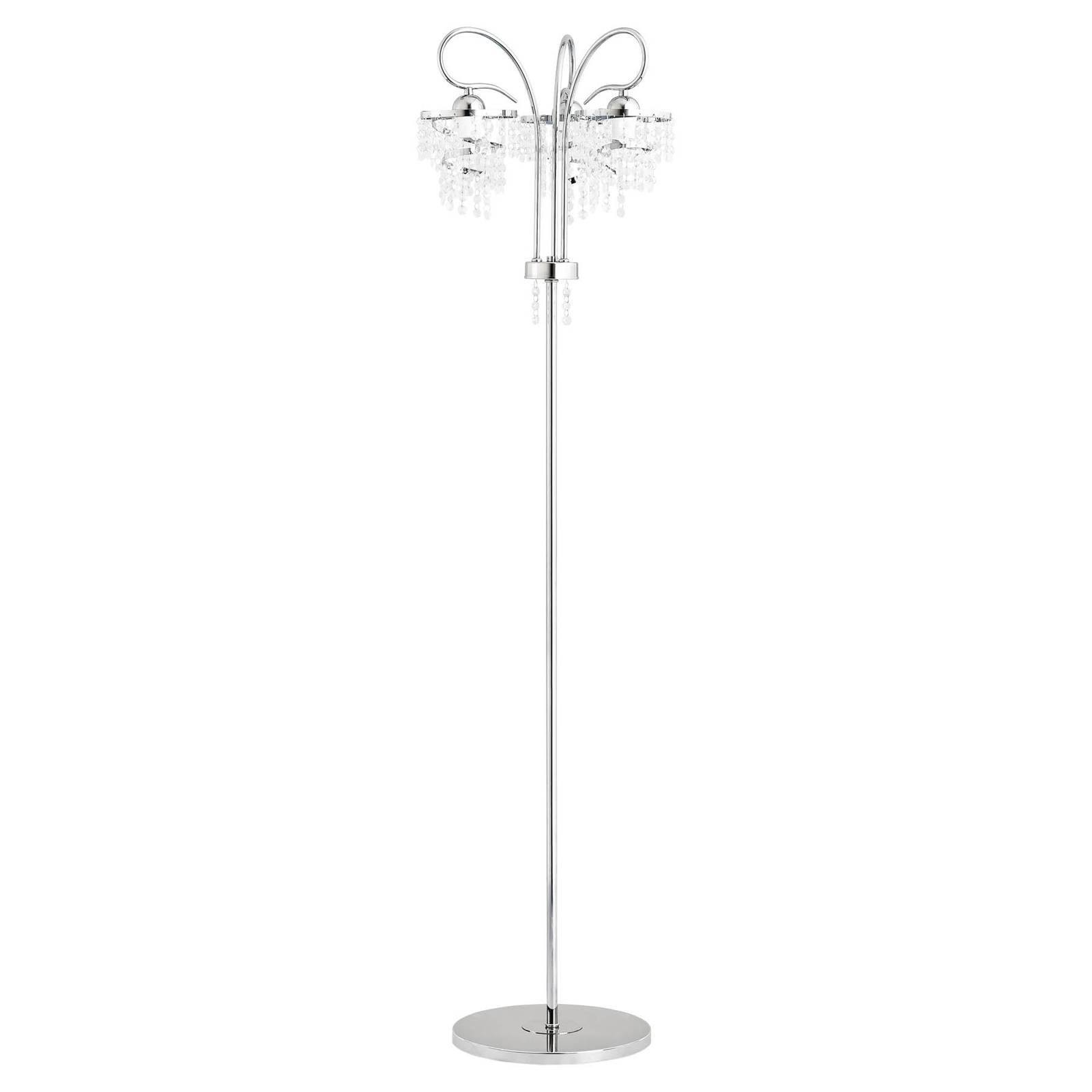 Stehleuchte Dace mit Glasbehang