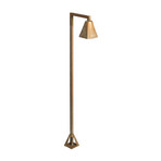 LED-Wegeleuchte Silva Frame, 100 x 19 cm, messing antik