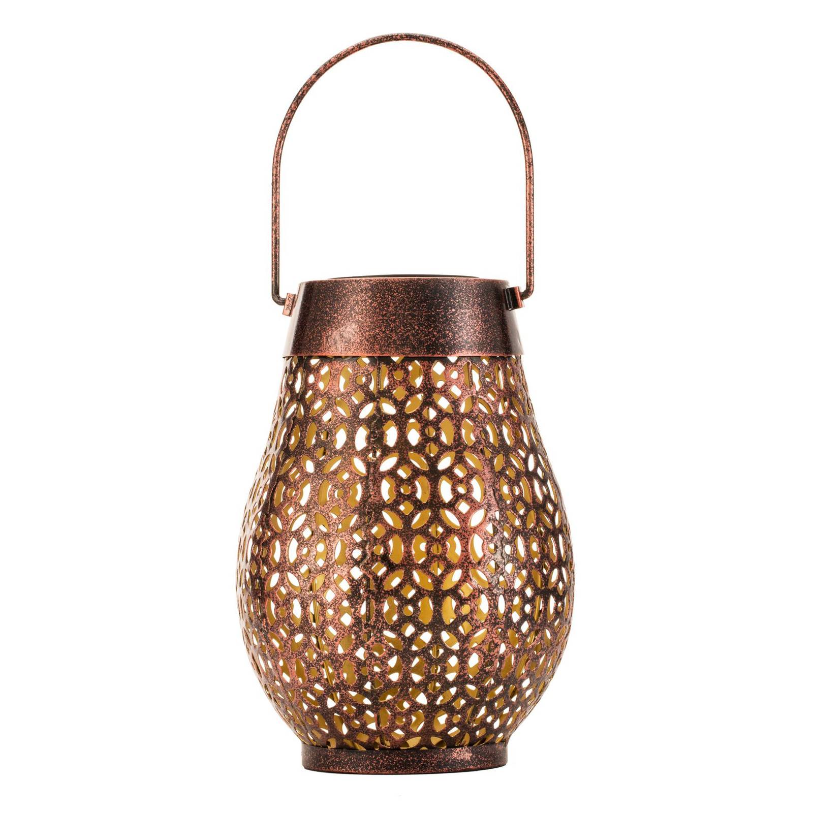 Pauleen Decorative Solar Light - Lantern - Moroccan - Copper