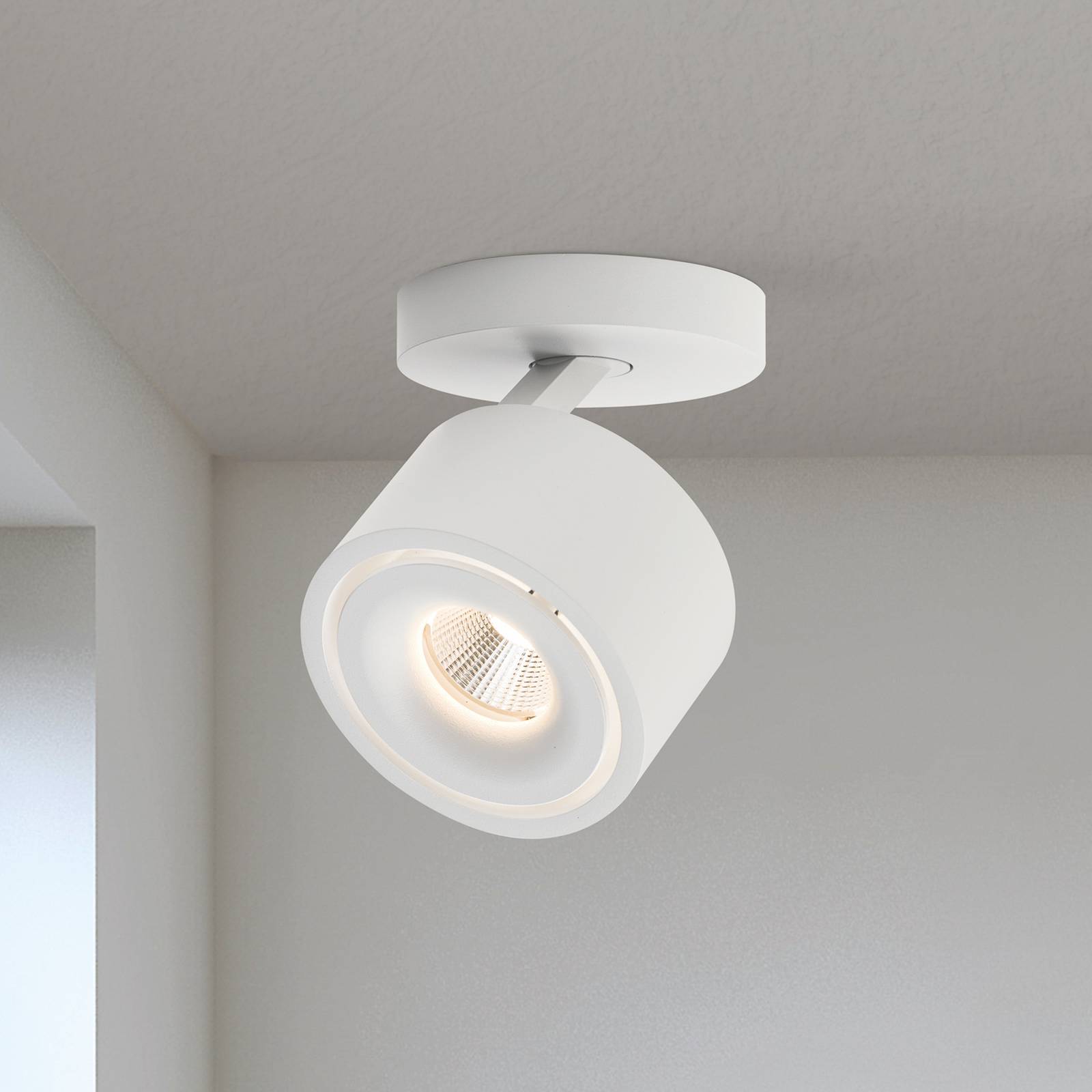 Orion Spot pour plafond LED Specter blanc Ø 8,4 cm aluminium