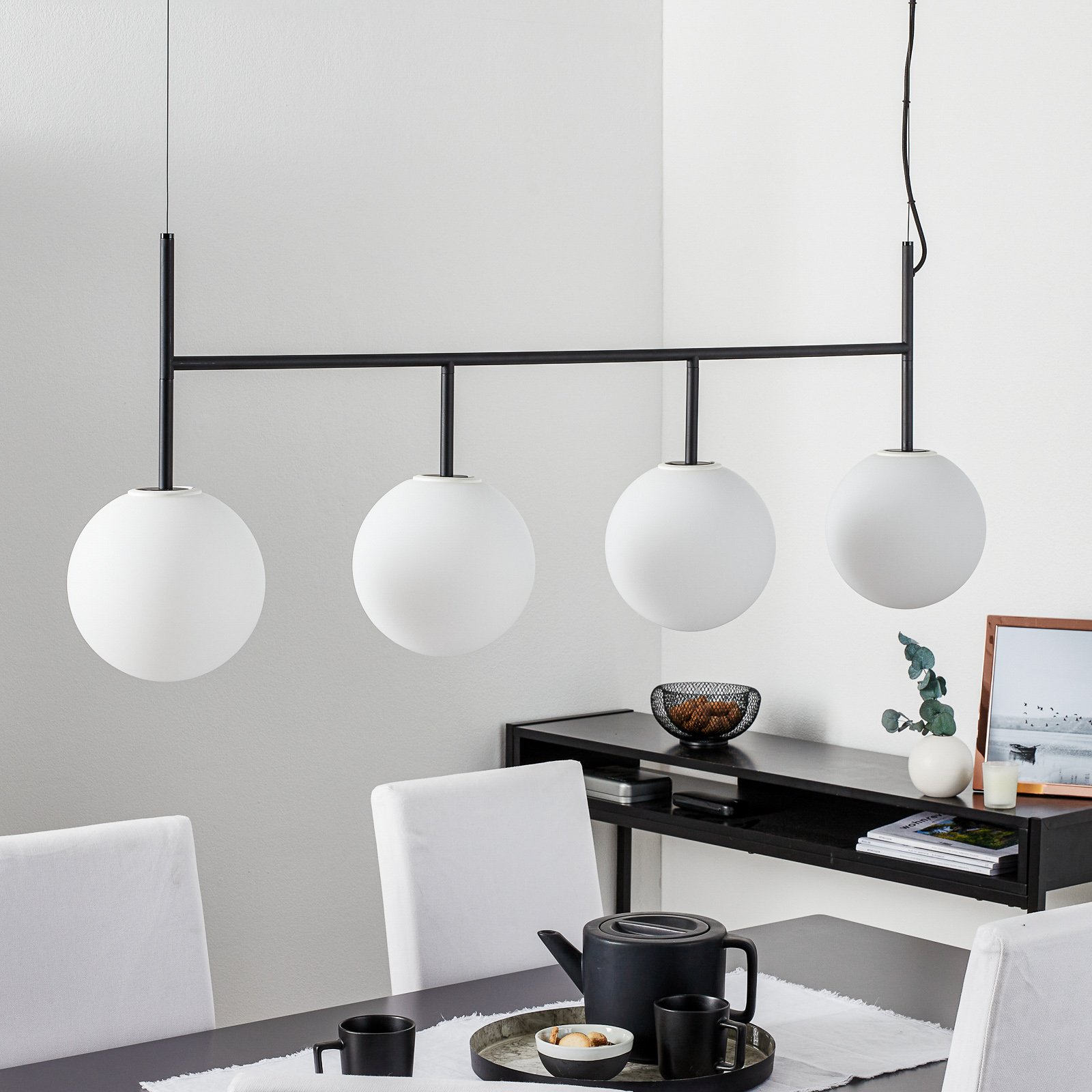 TR Bulb Suspension Frame Riippuvalaisin Black/Matt Opal - Audo Copenhagen