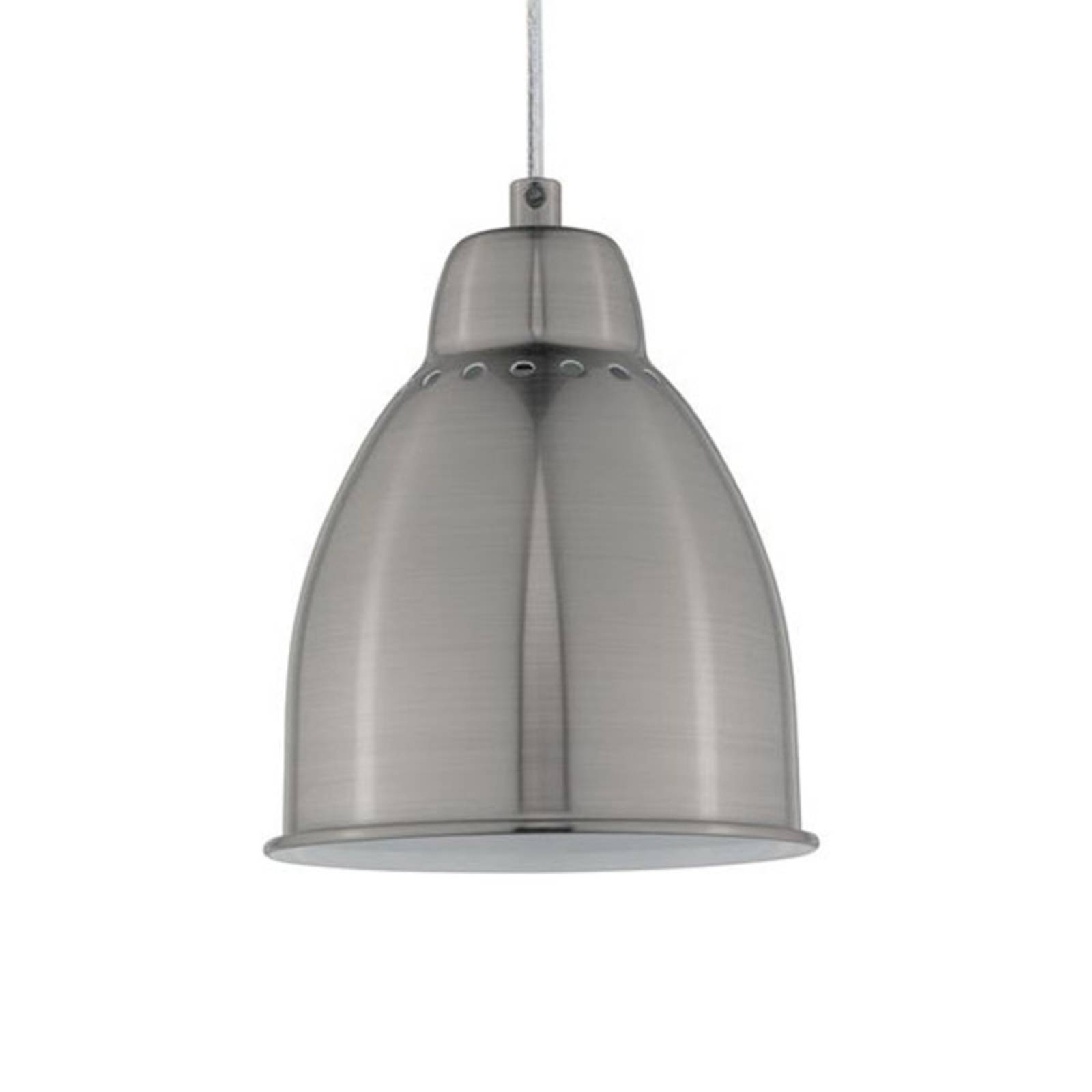 Paulmann Neordic Hilla hanging light, brushed iron - Living / Dining Room - dimmable - Silver
